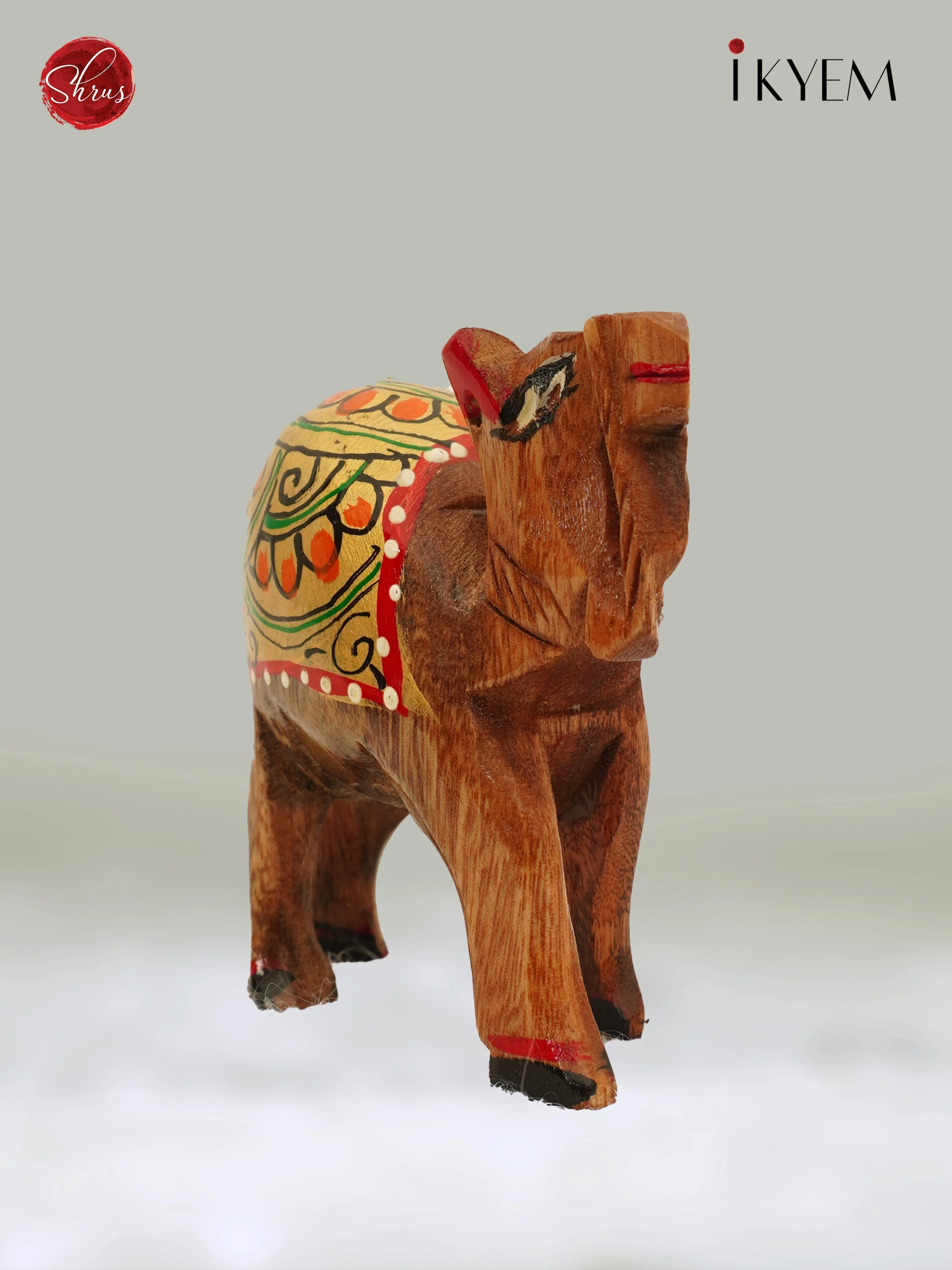 Hand Painted Wooden Camel - Image 2