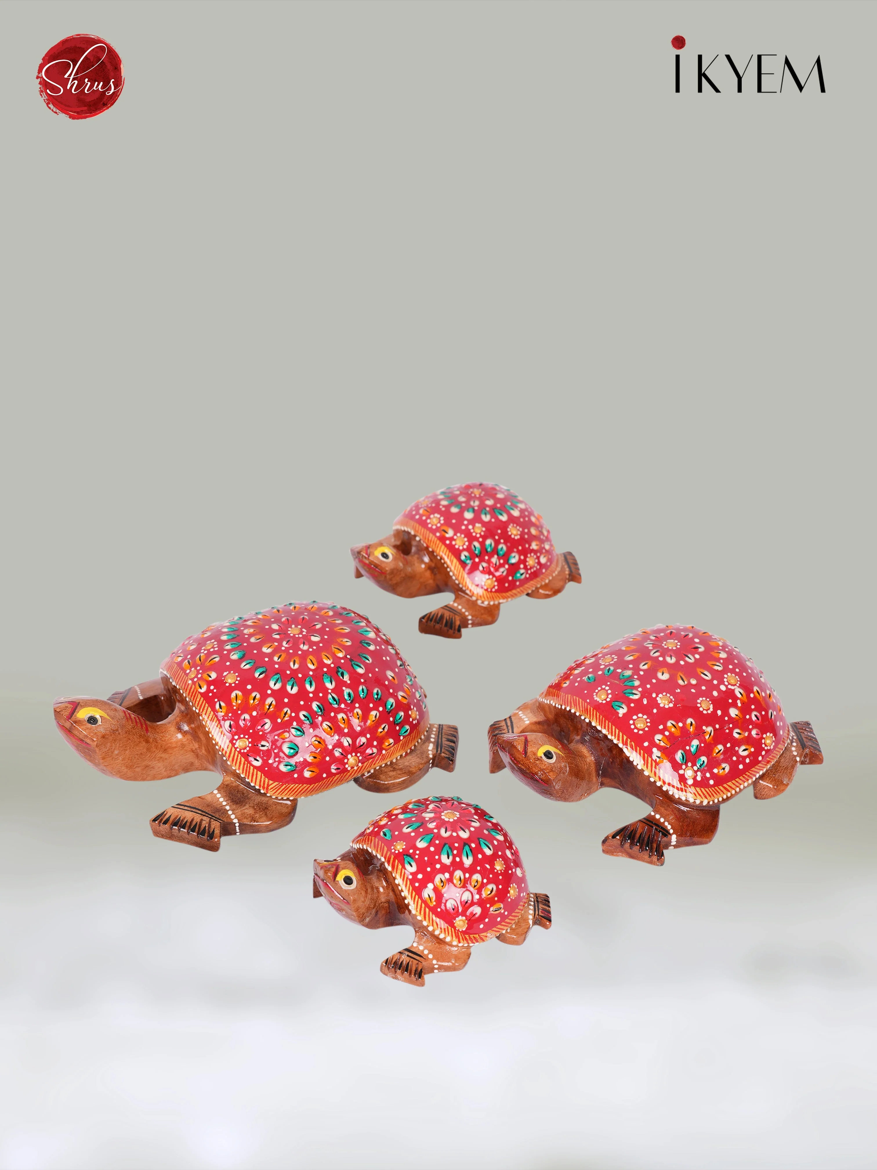 Tortoise(Wooden) - Return Gifts - Image 2