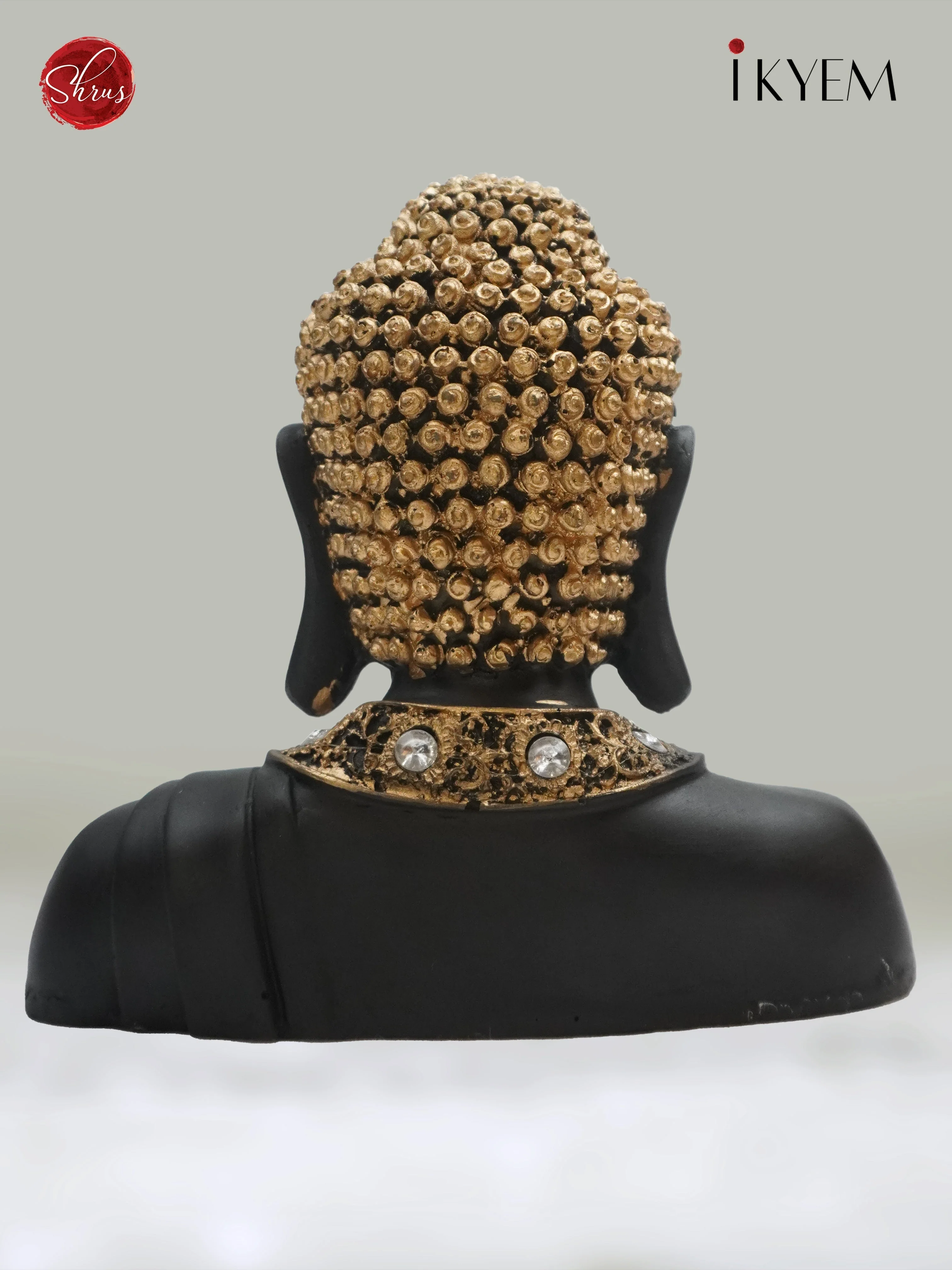 Black(Poly Resin) Buddha Idol - Image 3