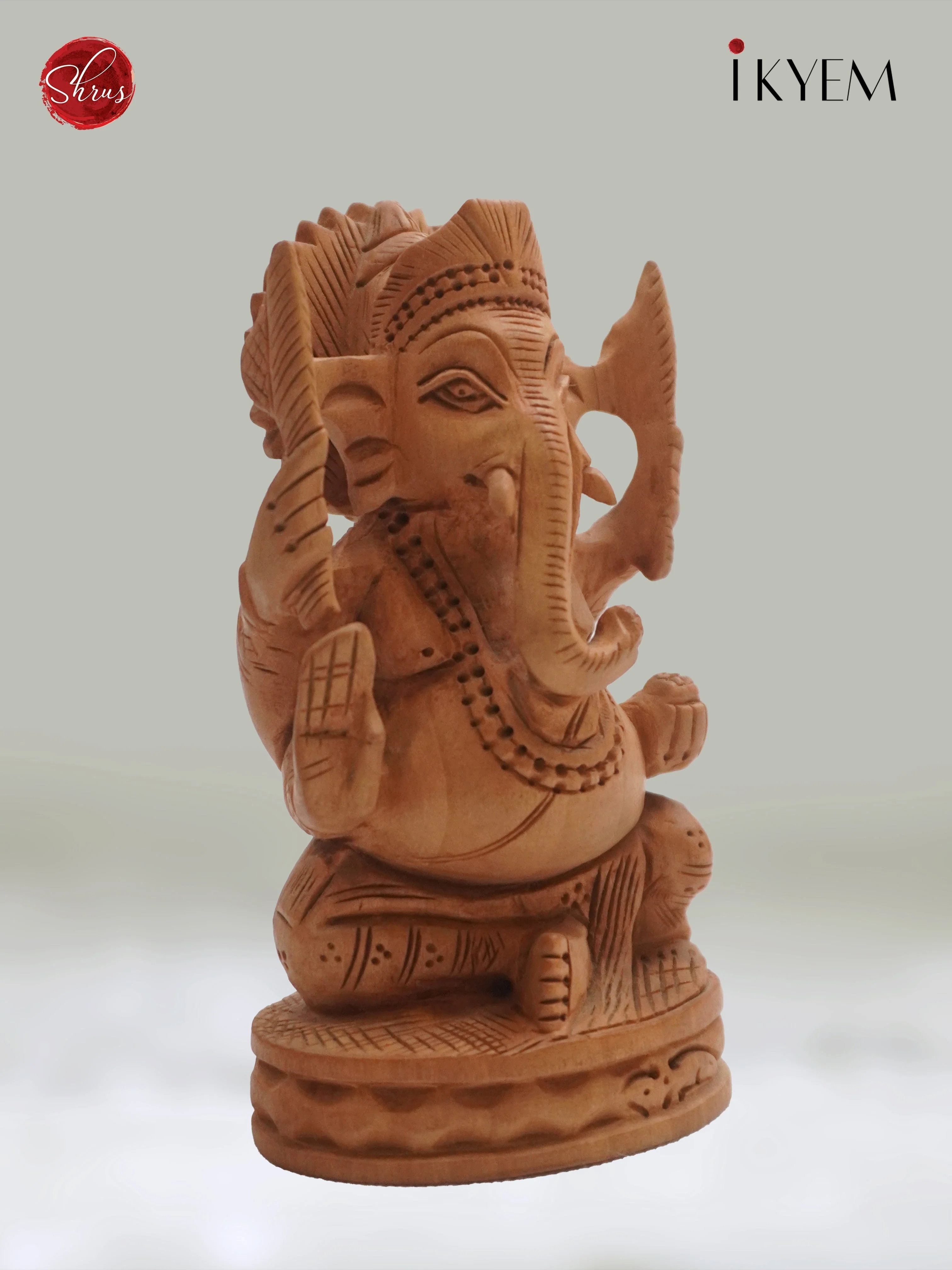 Wooden Lord Ganesh - Image 3