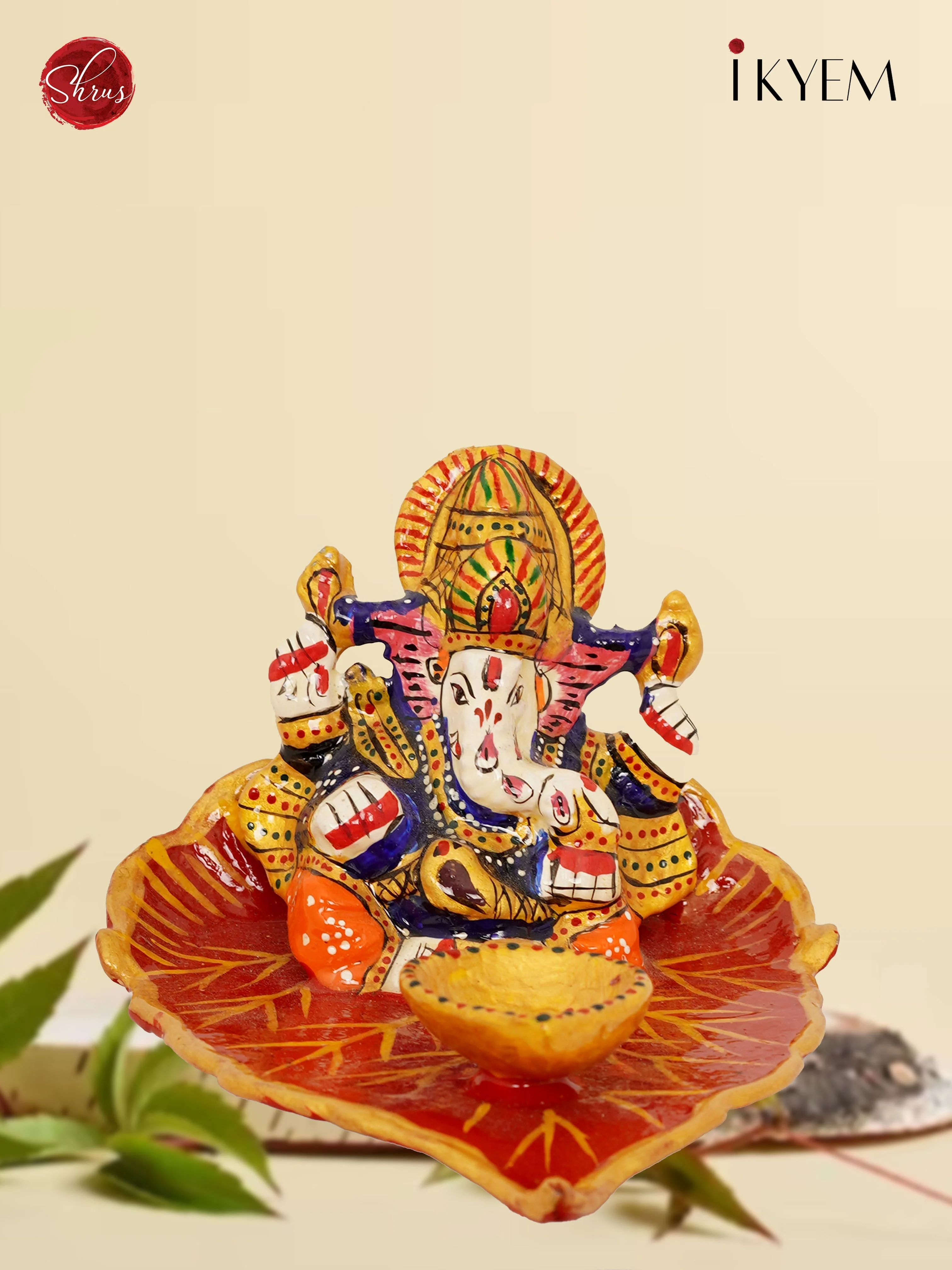 Lord Ganesha with Lamp -Return Gift