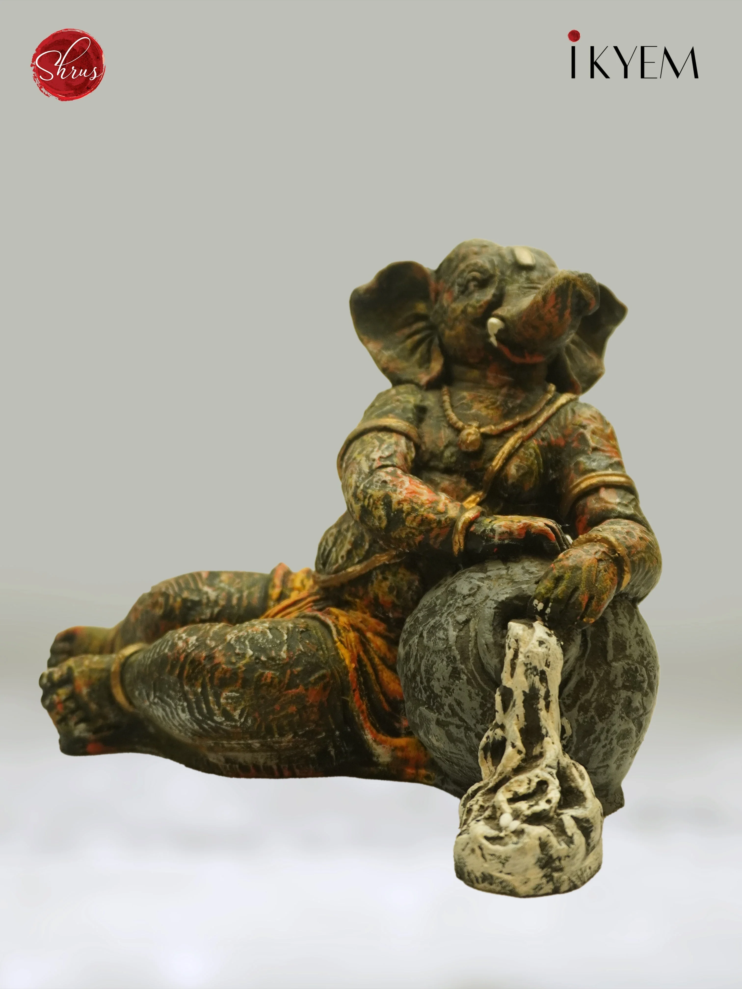 Sitting Ganesha (Poly Resin) - Return Gift - 3E26046 - Image 2