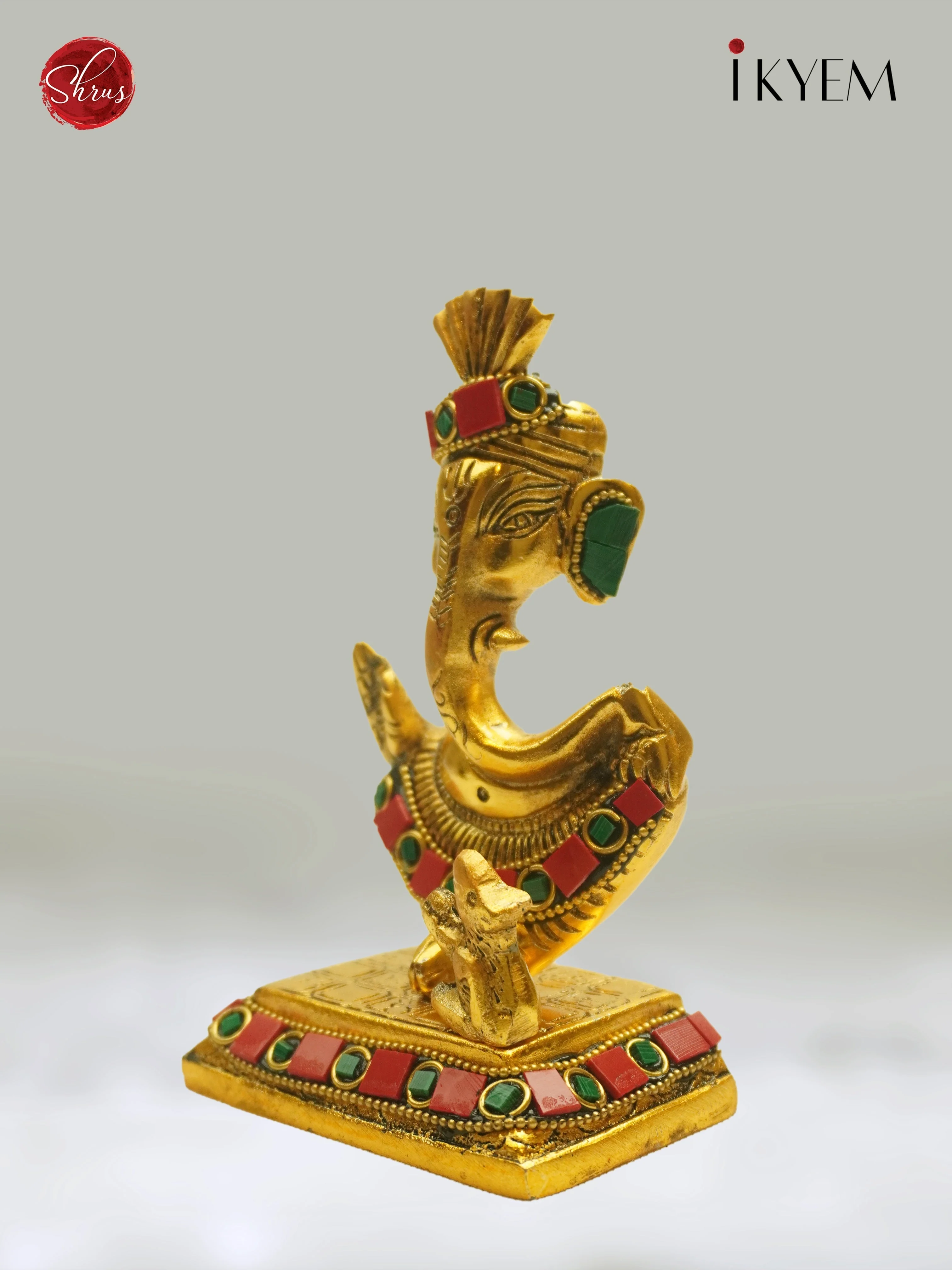 Ganesha with stone work - Return Gift - Image 3