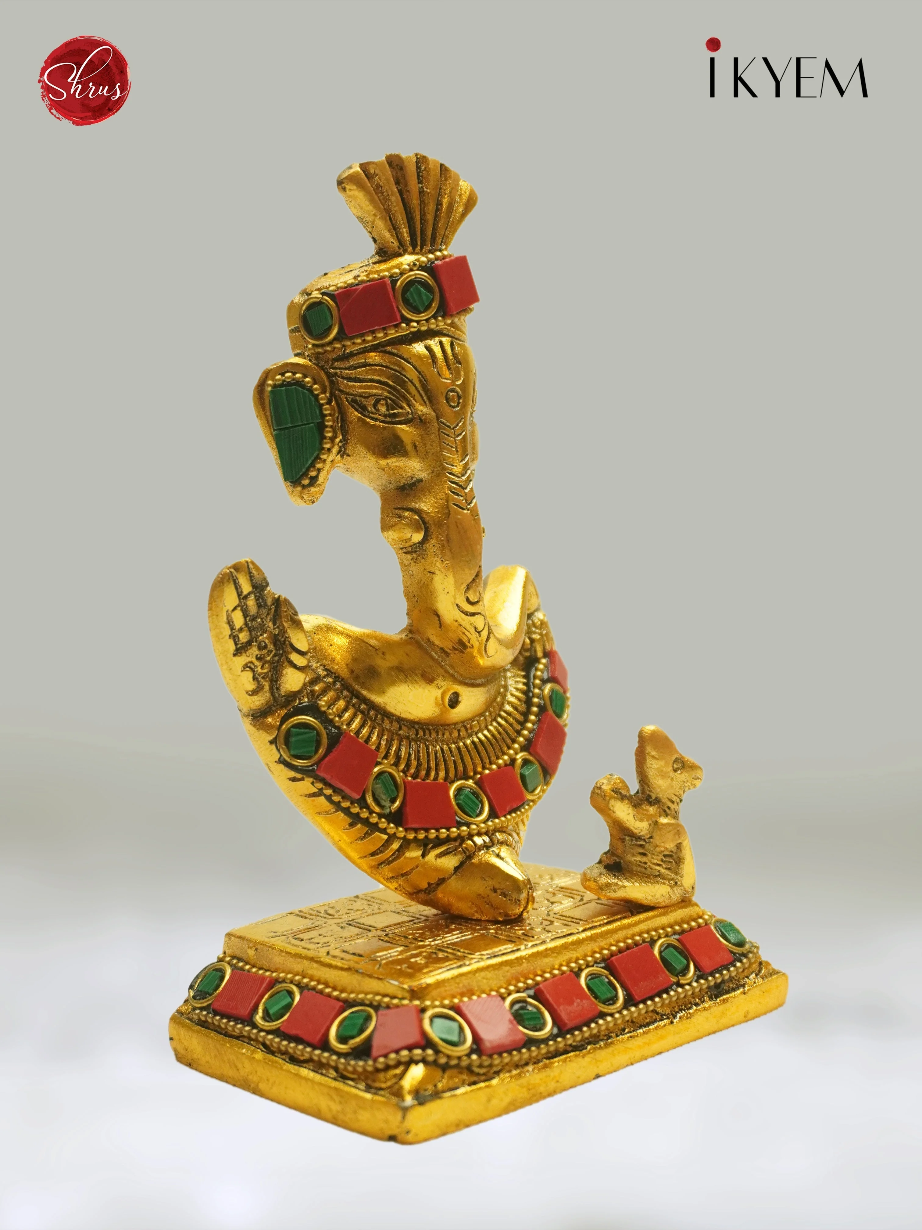Ganesha with stone work - Return Gift - Image 4