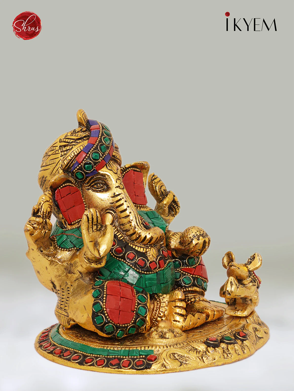 Ganesha with stone work - Return Gift - Image 2