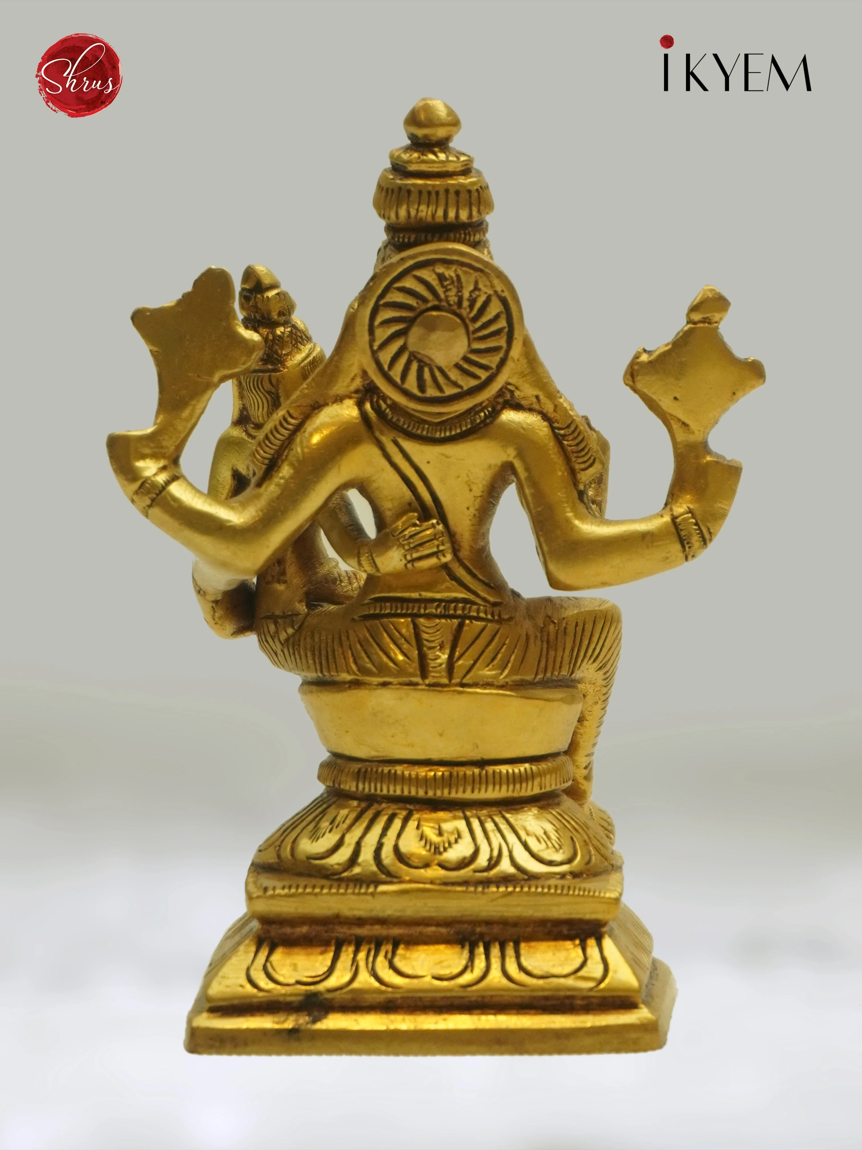 Brass Varaha Lakshmi Idol - Image 4