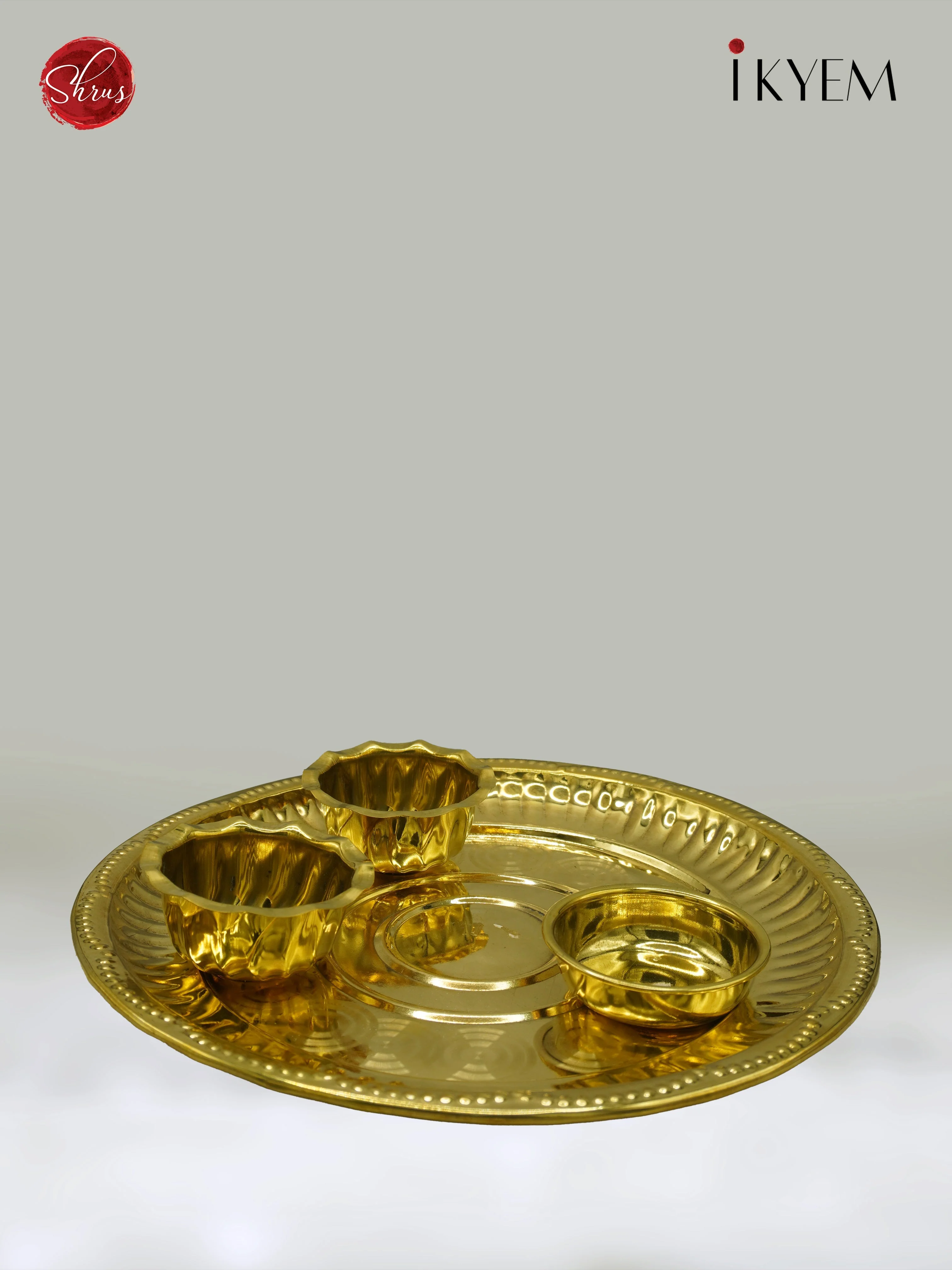 AArathi  with kumkum plate - Pooja Article