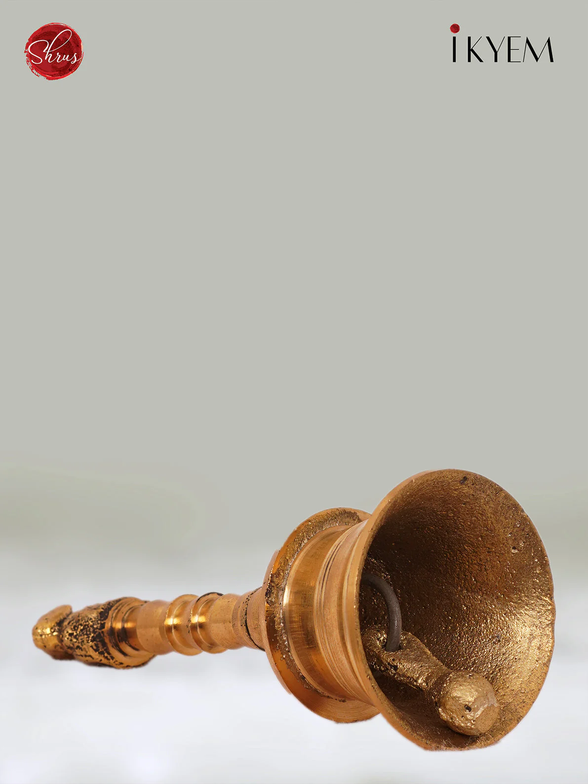 BRASS POOJA HAND BELL - Image 2
