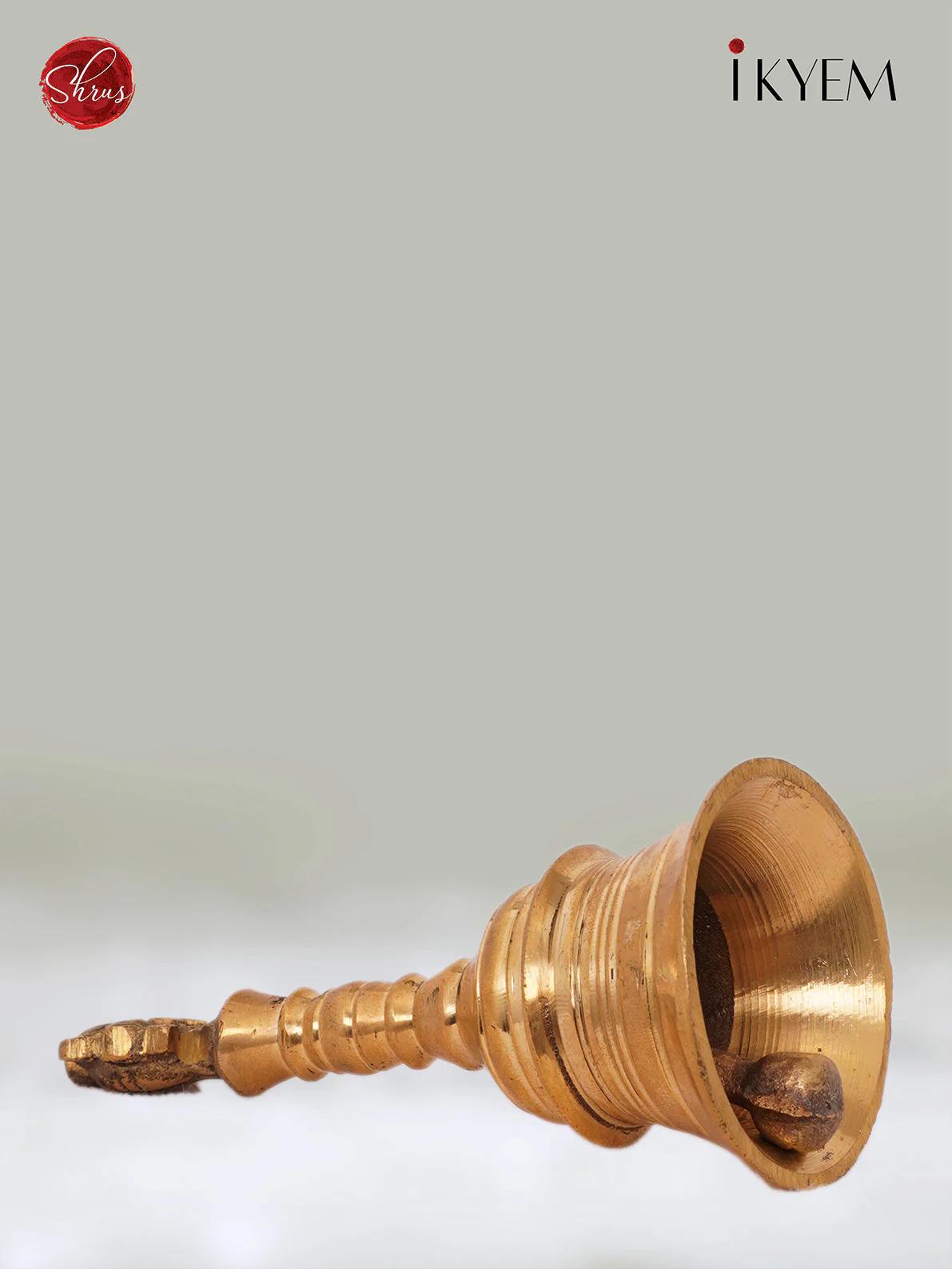 BRASS POOJA HAND BELL - Image 2