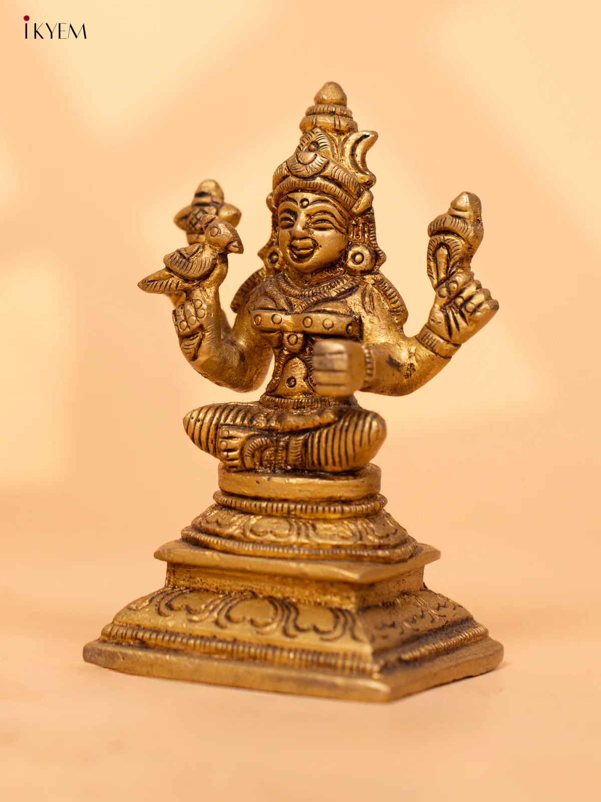 Brass Kamatchi Idol - 3.5 Inch - 3E31207 - Image 3
