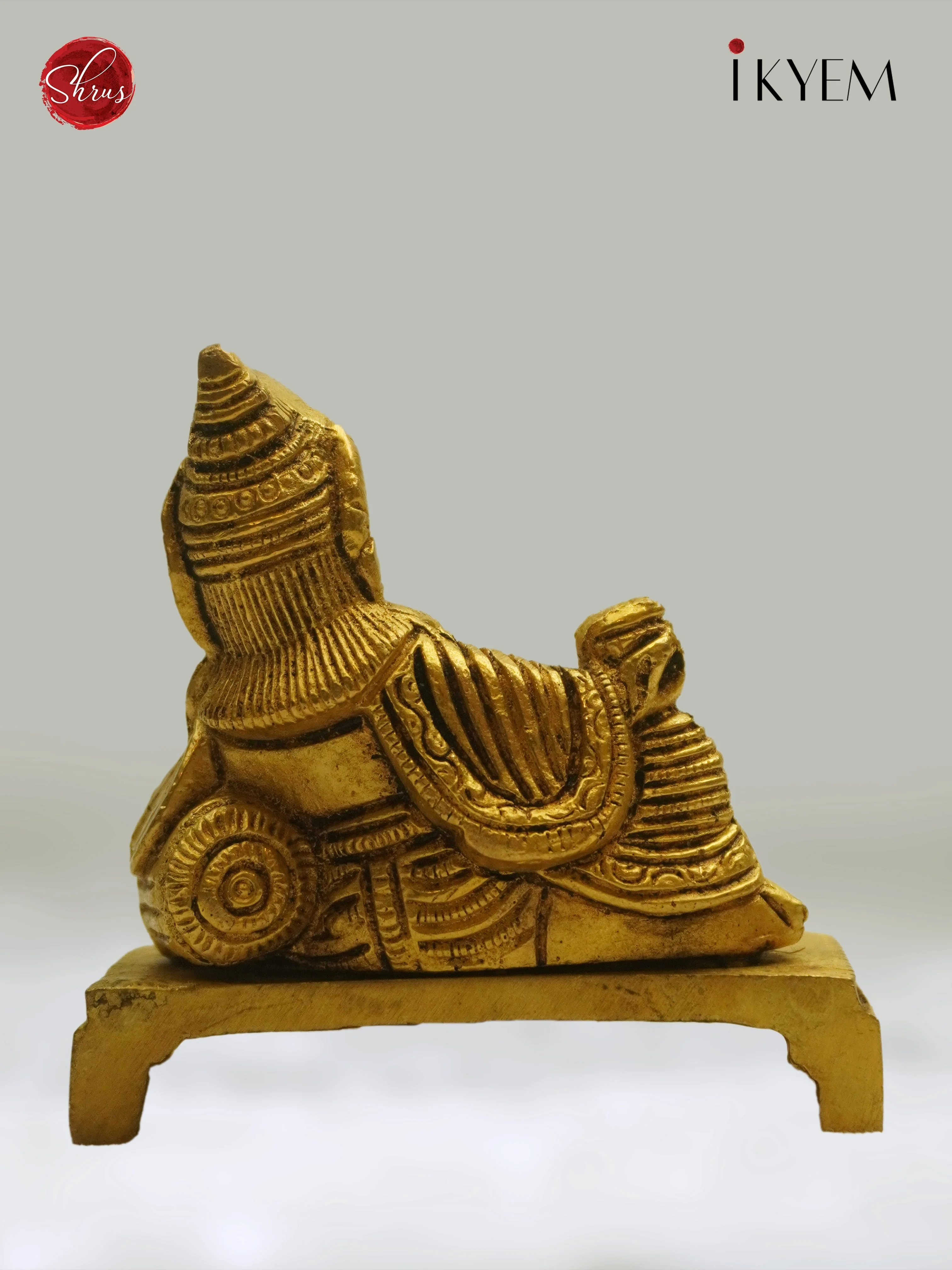 Brass Kubera Bhandari Oil Lamp - 3.5 Inch - 3E31214 - Image 3