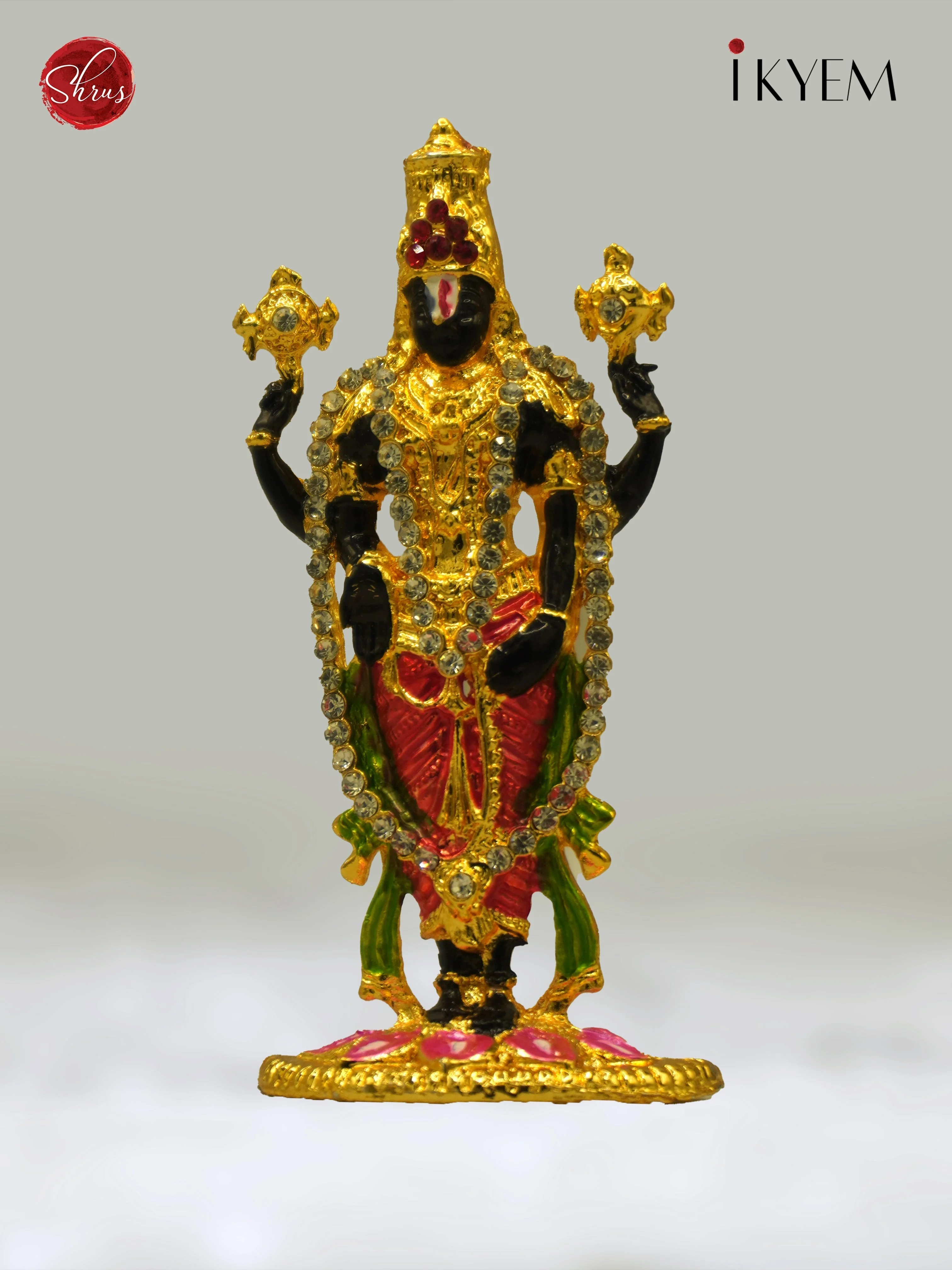 Gold Perumal Idol - Return Gift (Assorted 5 colours) - Image 3