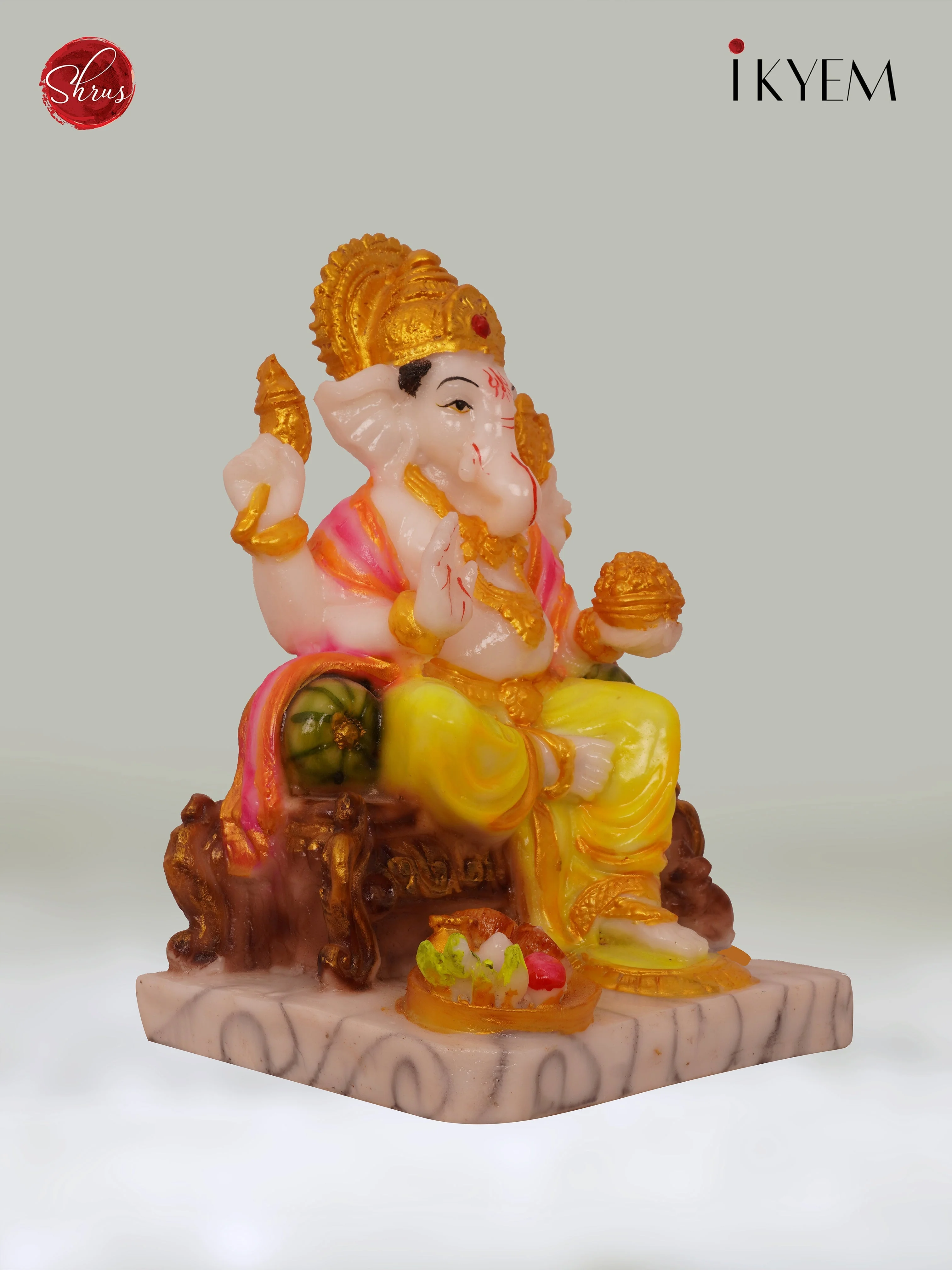 Ganesha (Poly Resin) - Pooja Article - Image 3