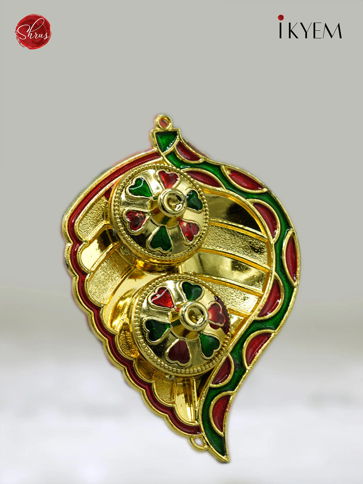 Paan Leaf Meenakari Kumkum Holder - Return Gift
