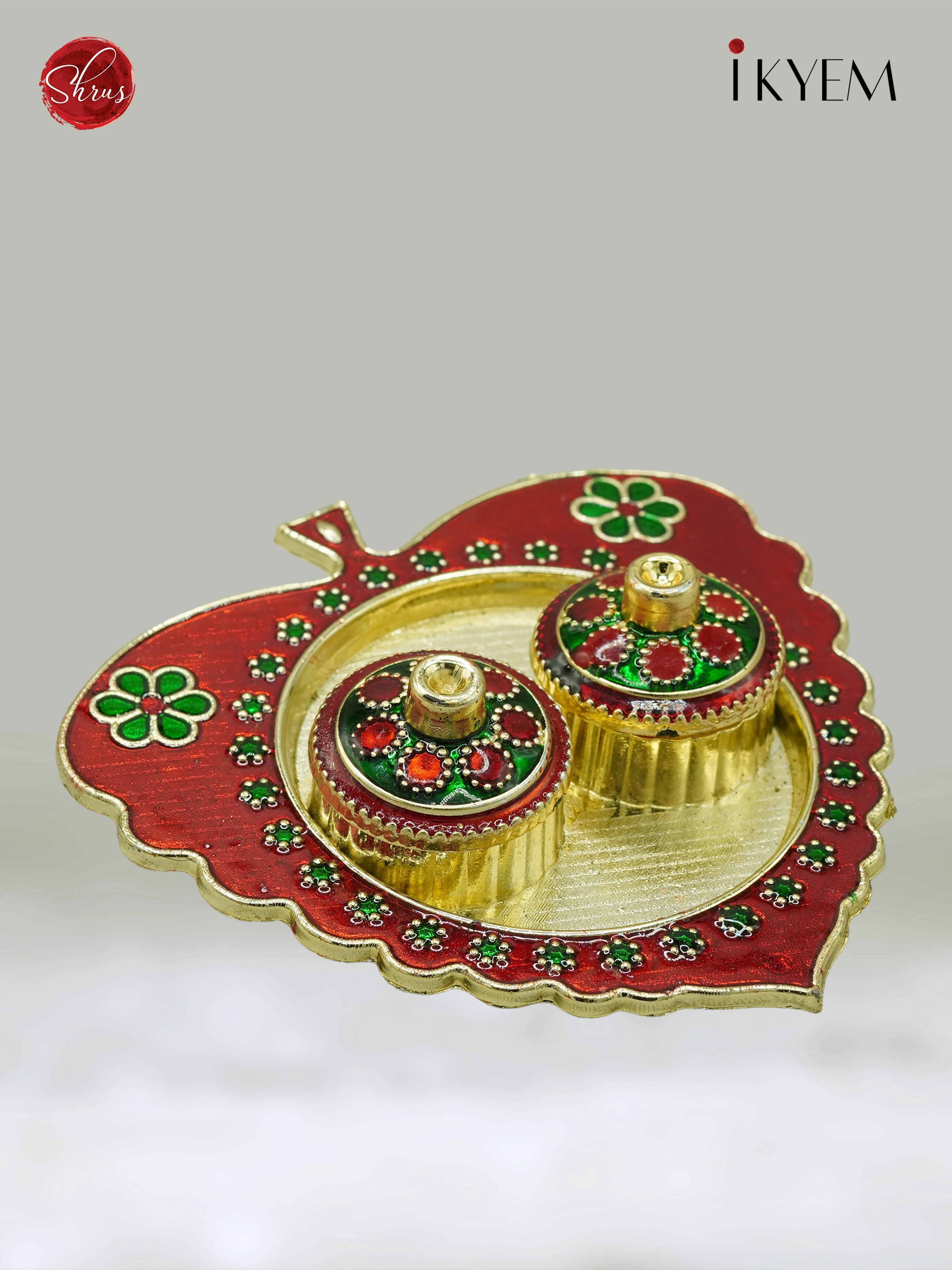 Meenakari Kumkum Holder - Return Gift - Image 3
