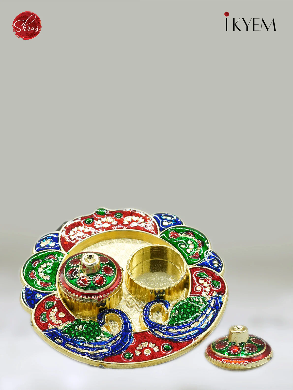 Meenakari Kumkum Holder - Return Gift - Image 3