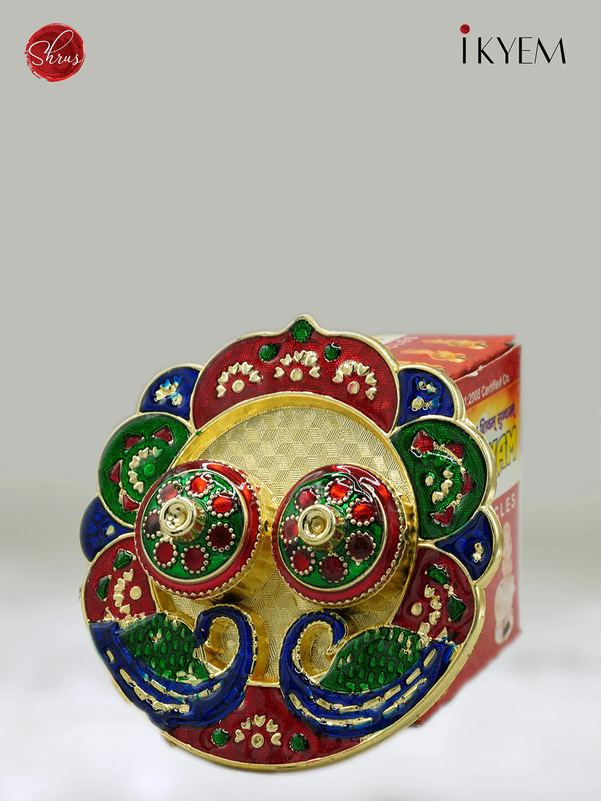 Meenakari Kumkum Holder - Return Gift - Image 4