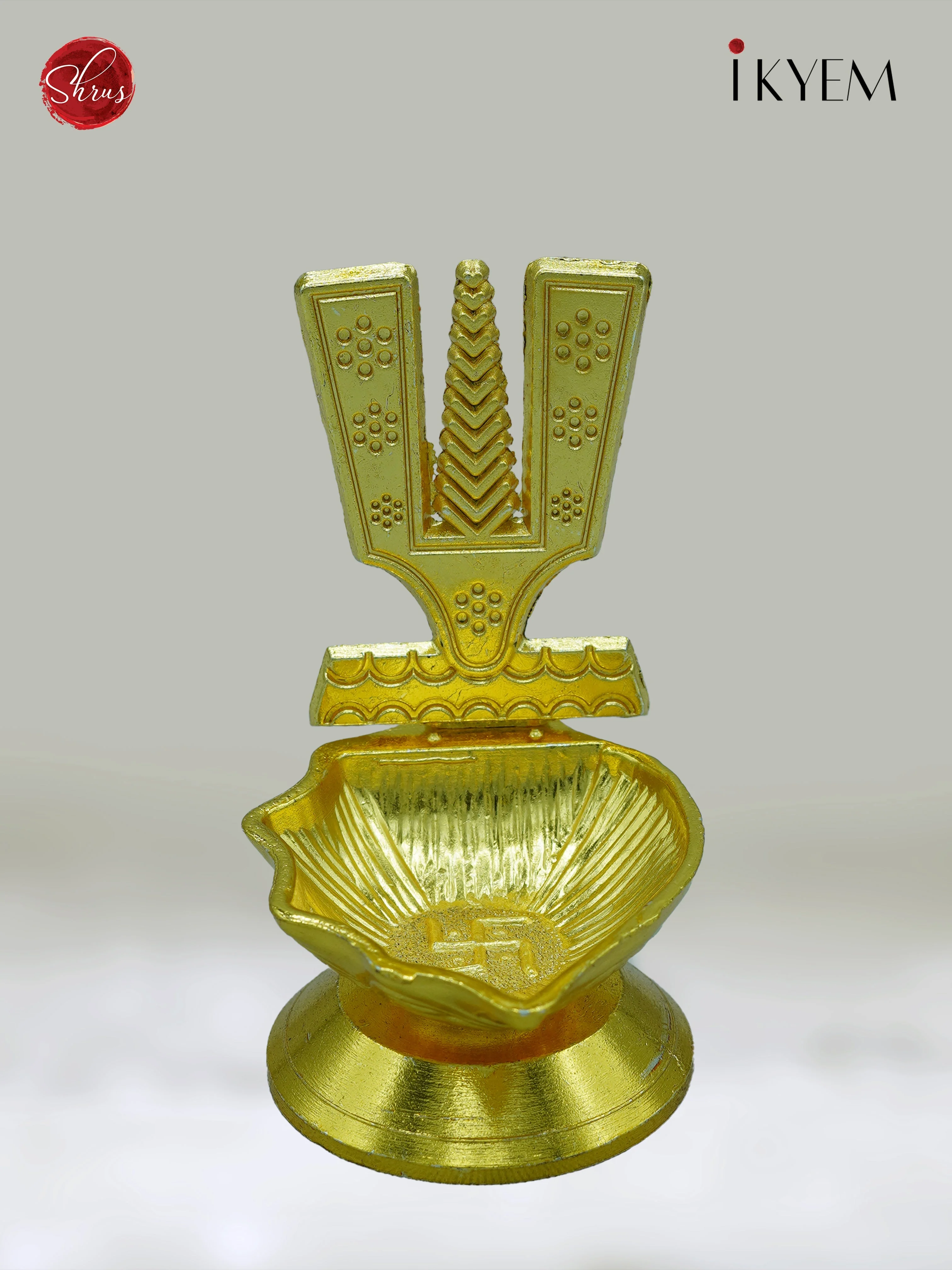 Gold Plated Namam Vilakku - Image 3