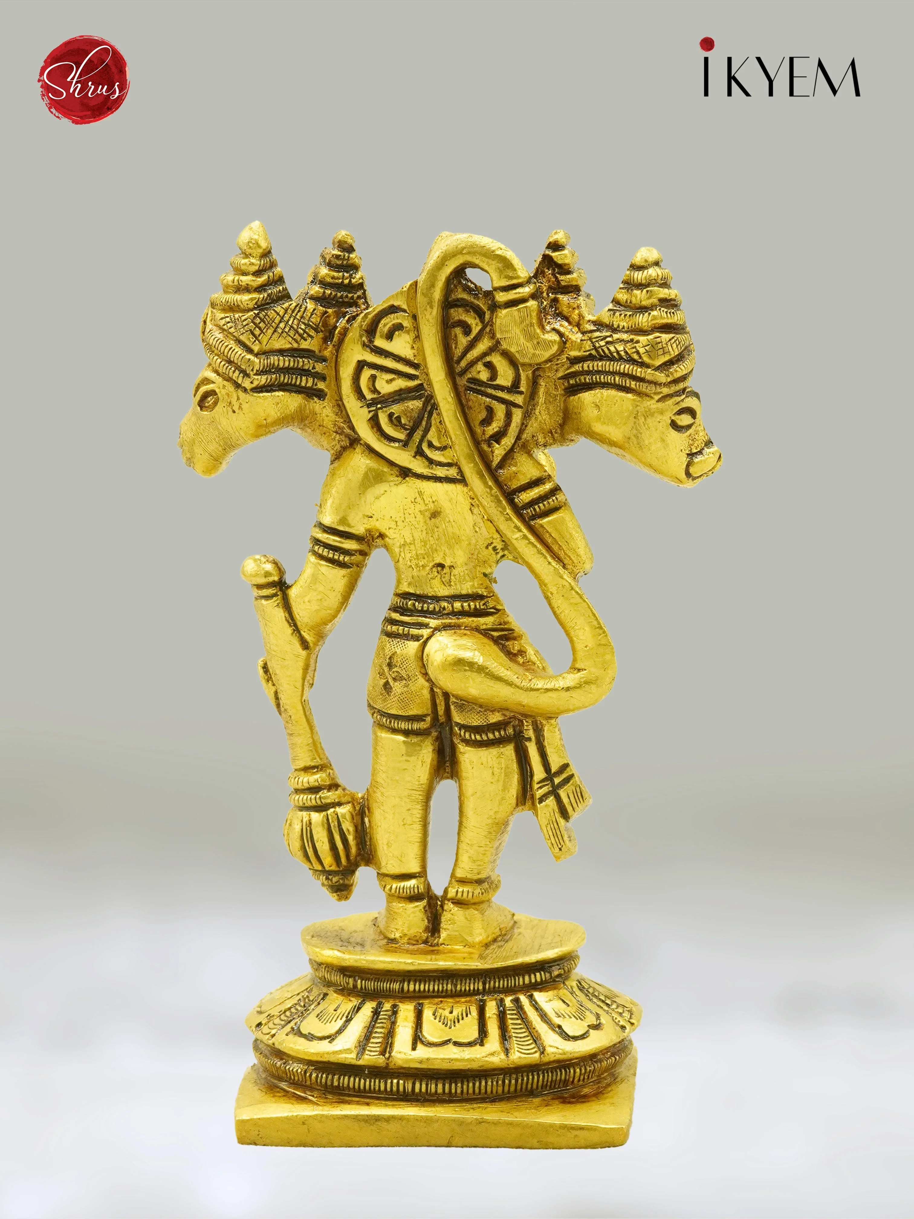 Panchamuki Hanuman Brass Idol - Return Gift - Image 4
