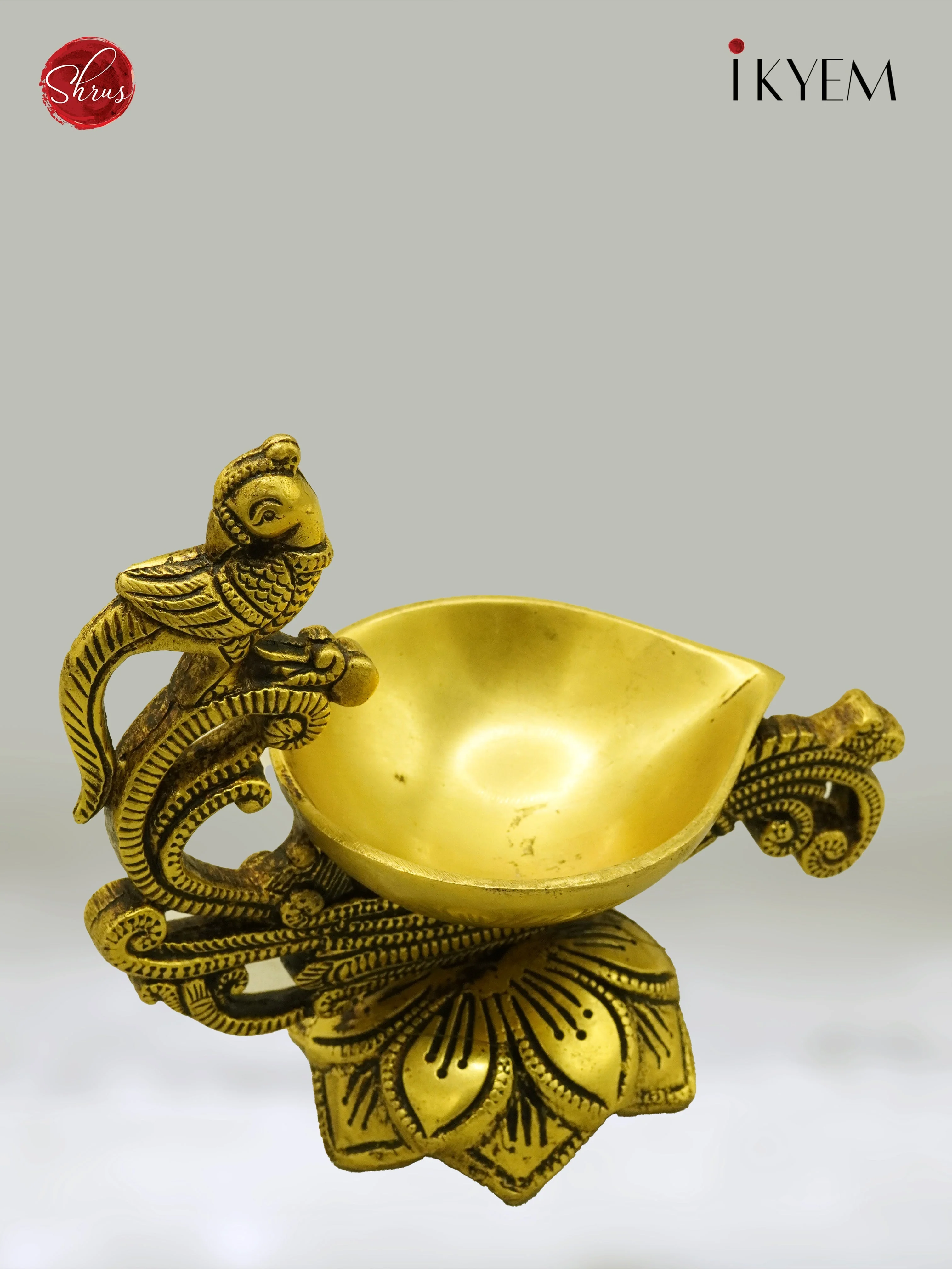 Parrot diya with stand - Return gift