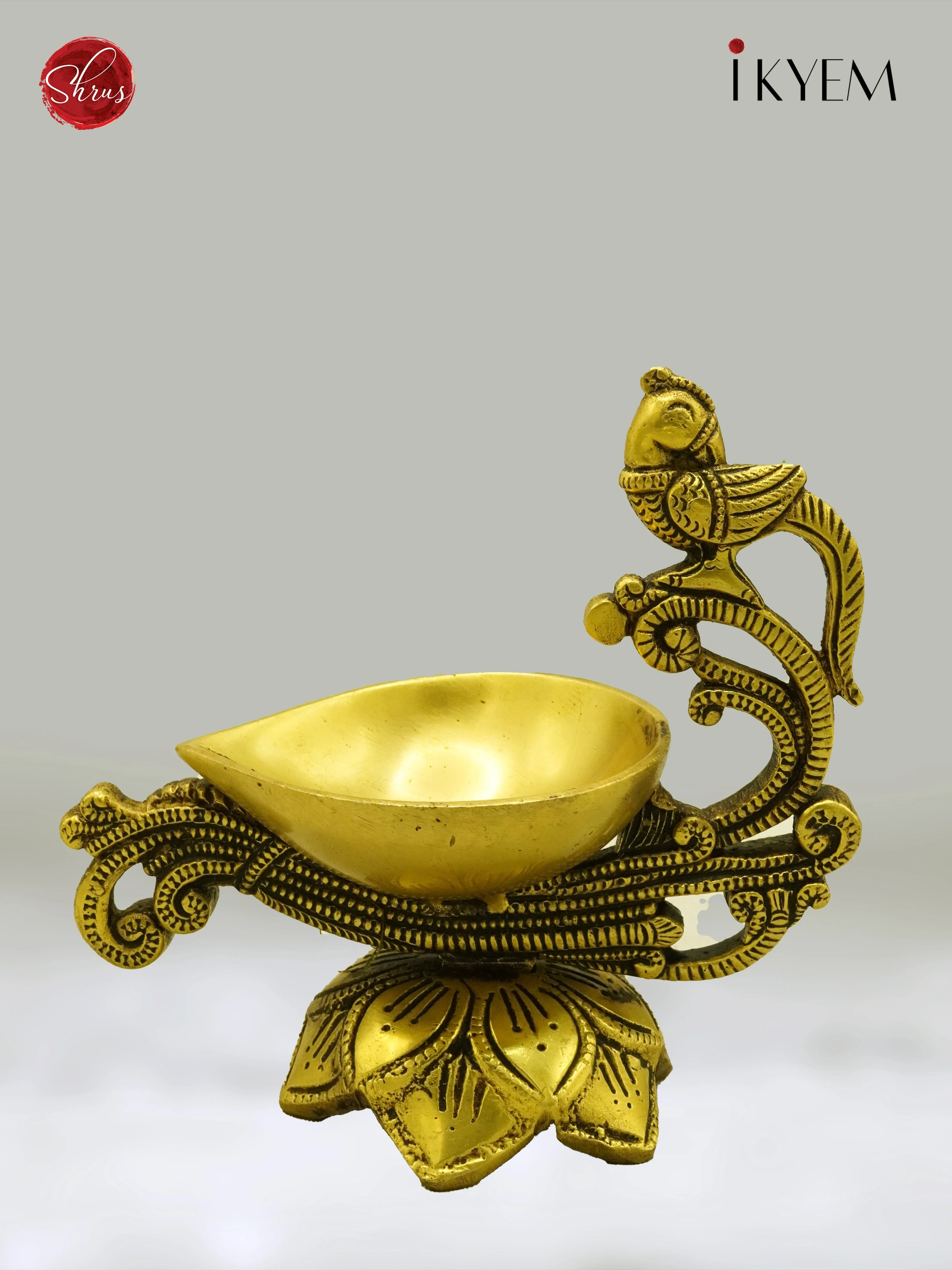Parrot diya with stand - Return gift - Image 2