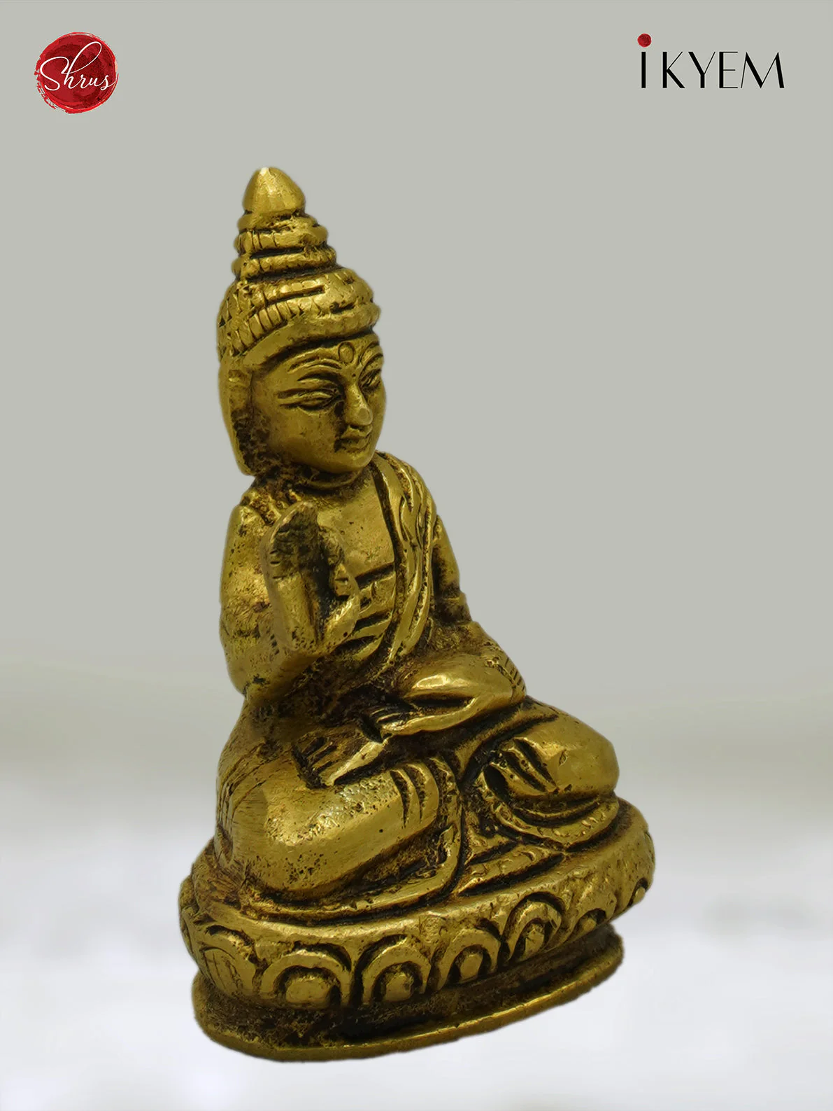 Lord Buddha - Brass - Image 4