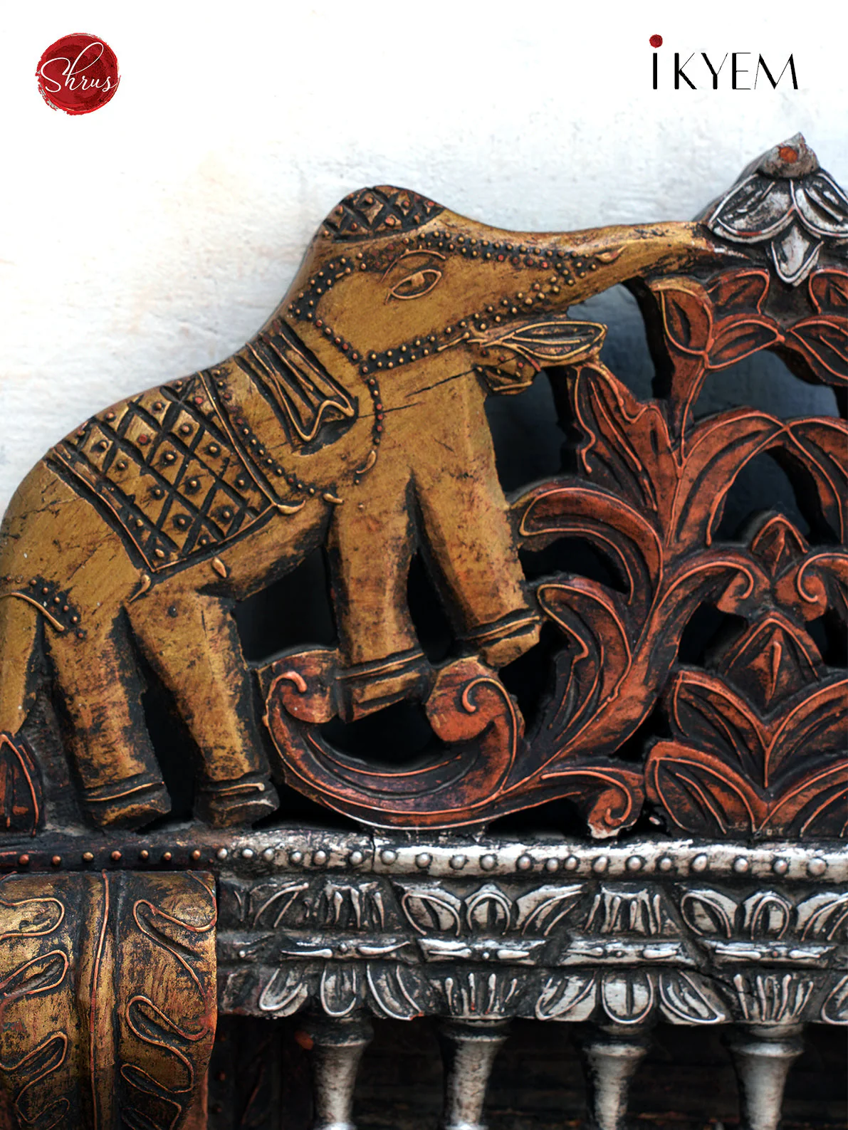 Elephant Jharokha Frames - 4CJ12080 - Image 4