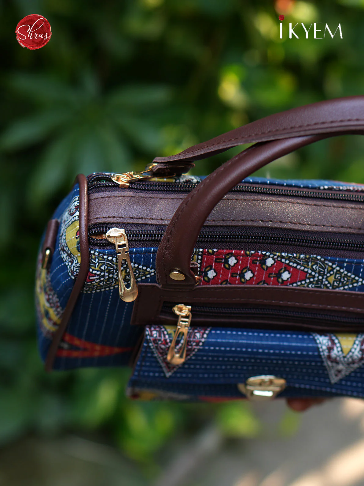 Blue-Hand Bag - Image 3