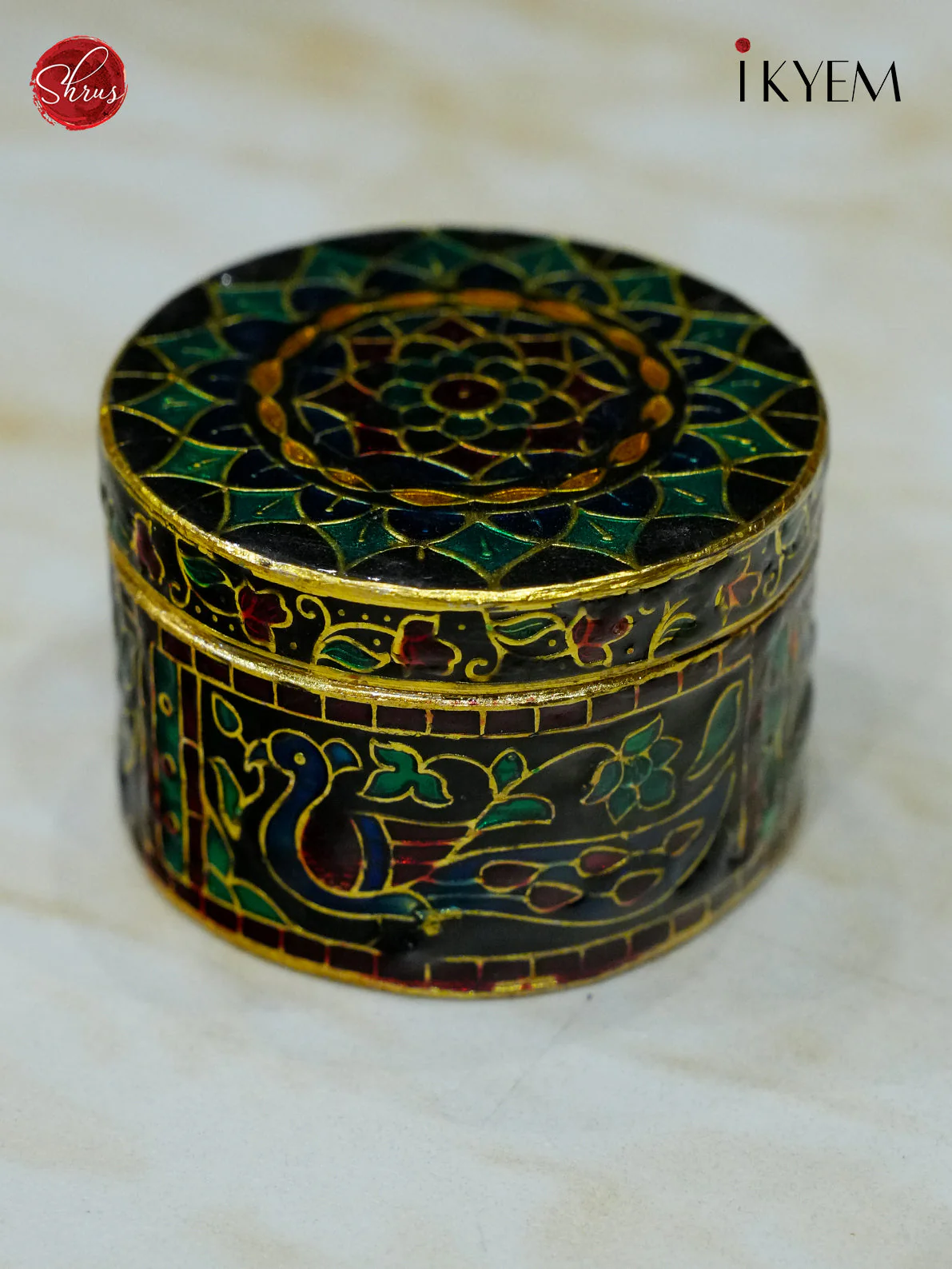 Meenakari KumKum Box