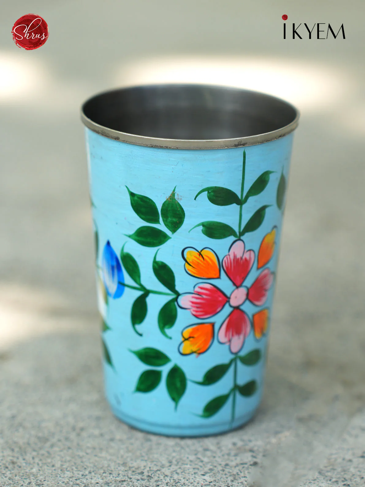 Hand Painted Enamel Tumbler