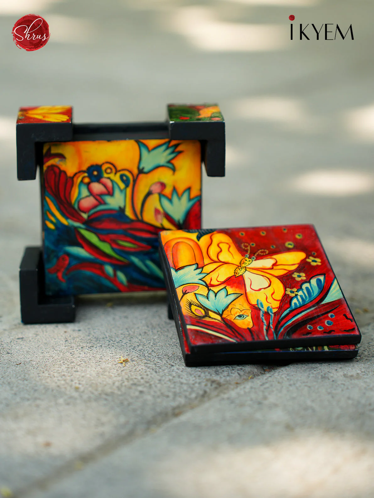 Wooden Tea Coaster - Image 2