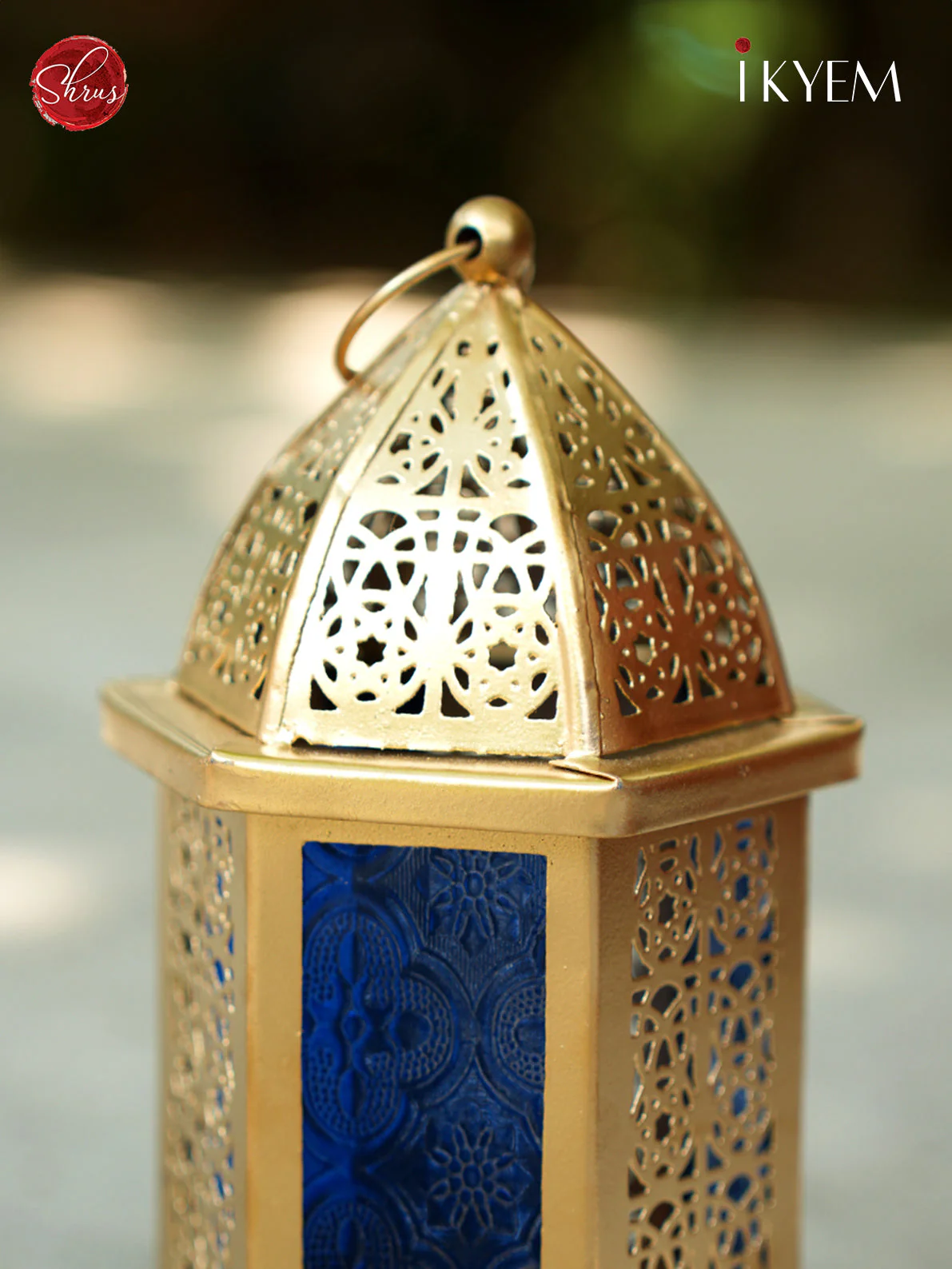 Blue Hanging Lantern - Image 2