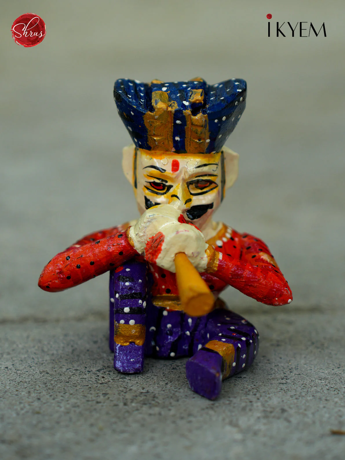 Handpainted Rajastani Babla Musician Dolls Set - Image 6