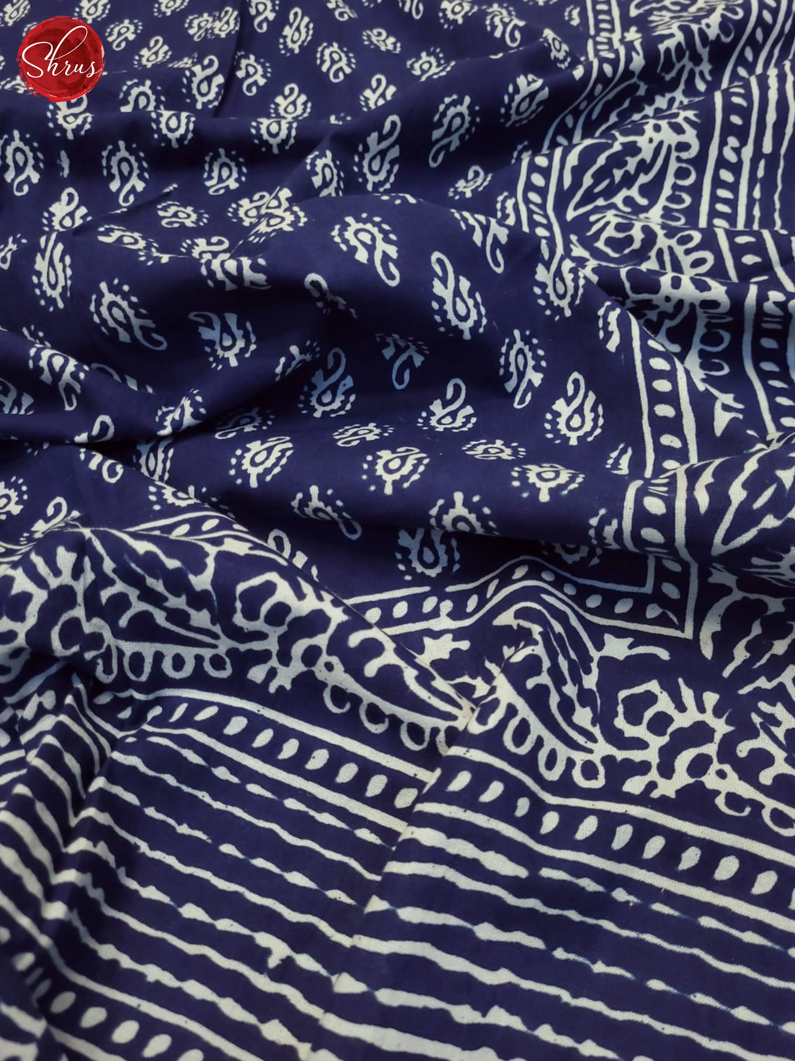Blue & White - Jaipuri Printed Double Bed Spread