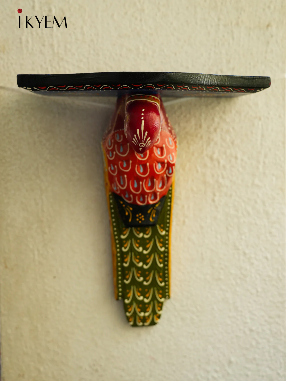 wooden handpainted Wall Stand - Image 2