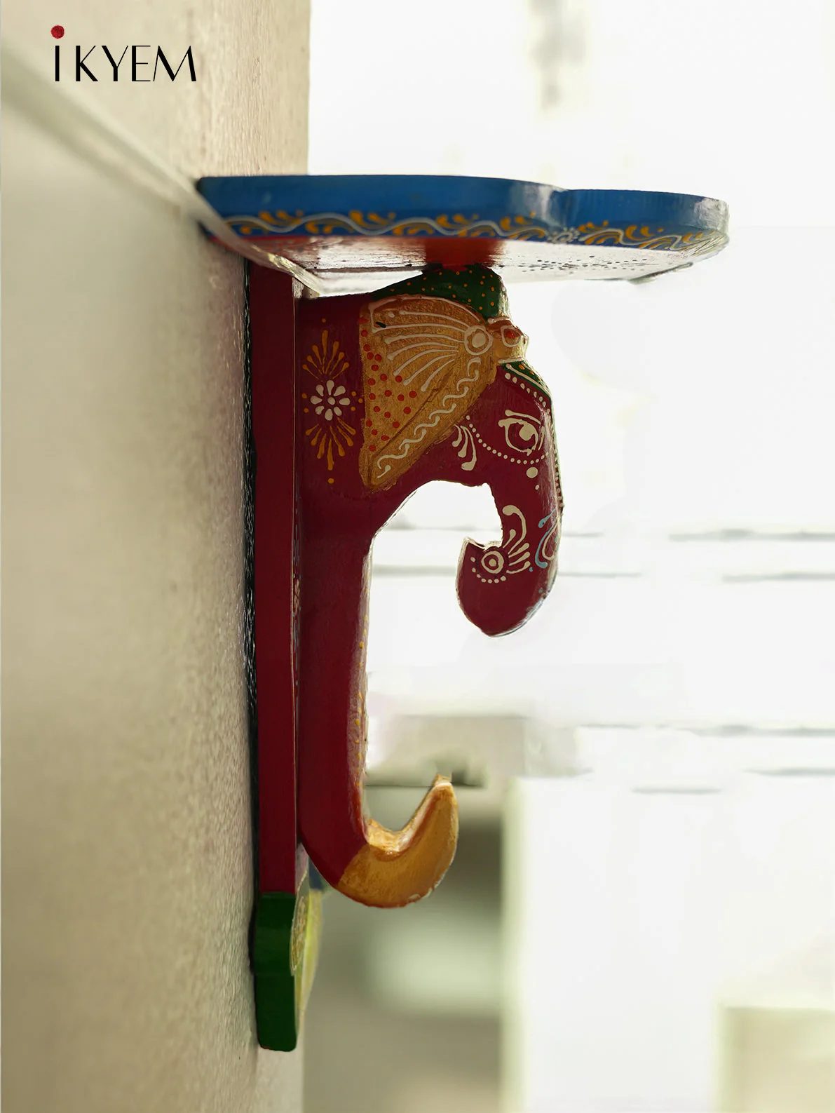 wooden handpainted Wall Stand - Image 3
