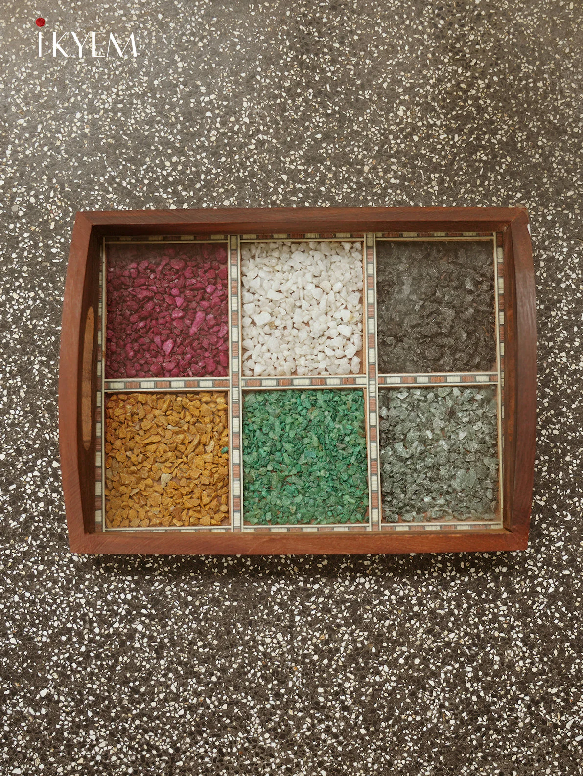 Wooden Gems Stone Tray - Image 3