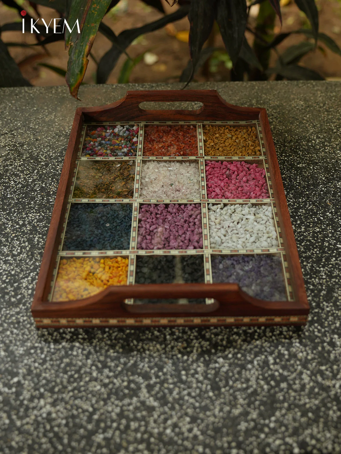 Wooden Gems Stone Tray - Image 3