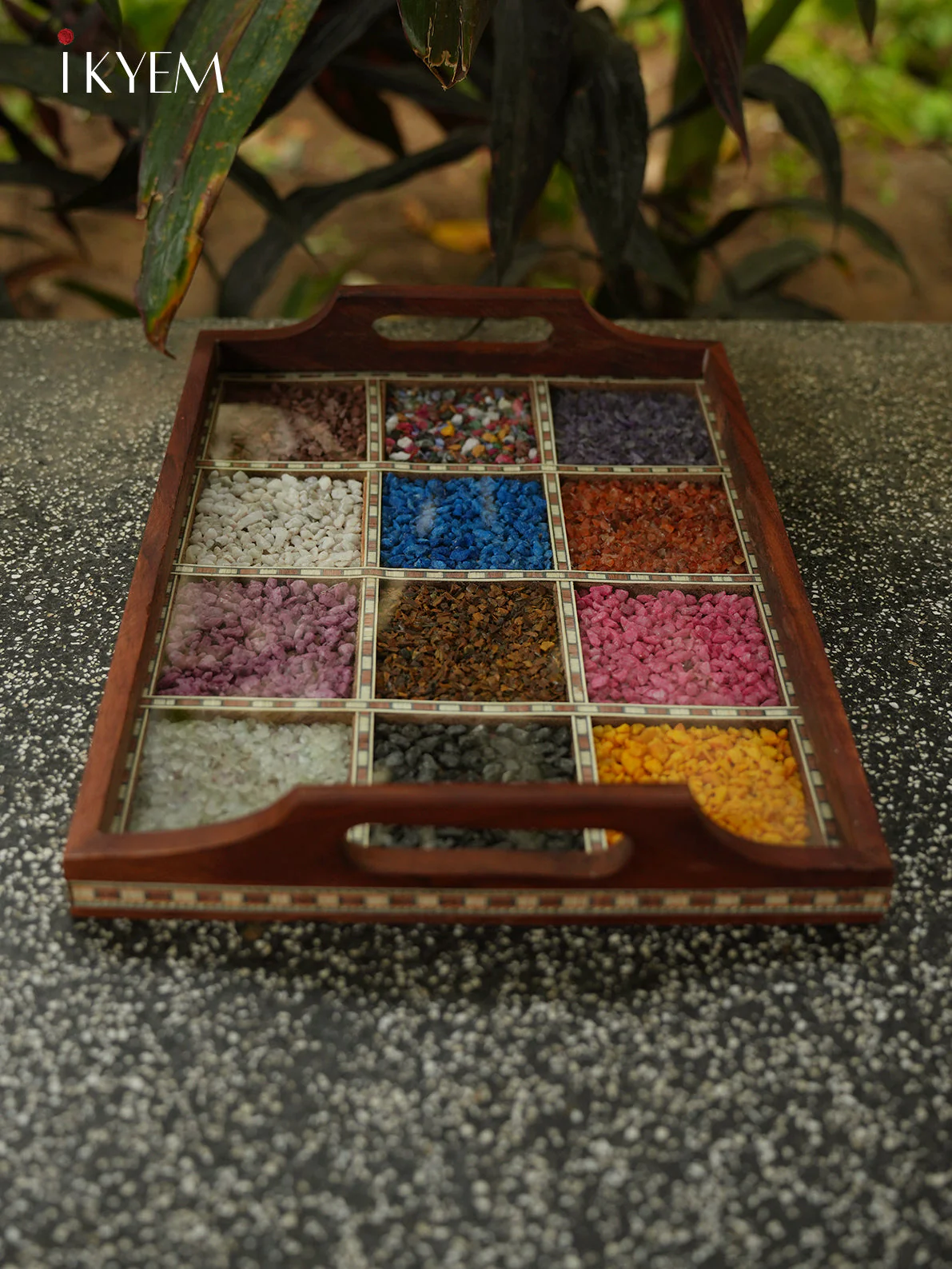 Wooden Gems Stone Tray - Image 3