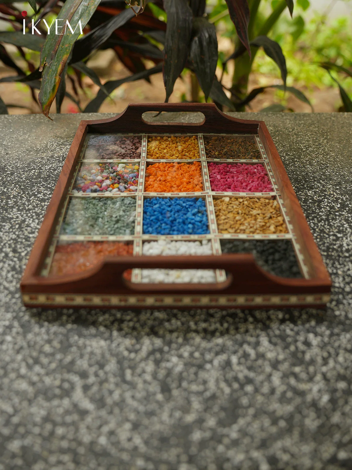 Wooden Gems Stone Tray - Image 3