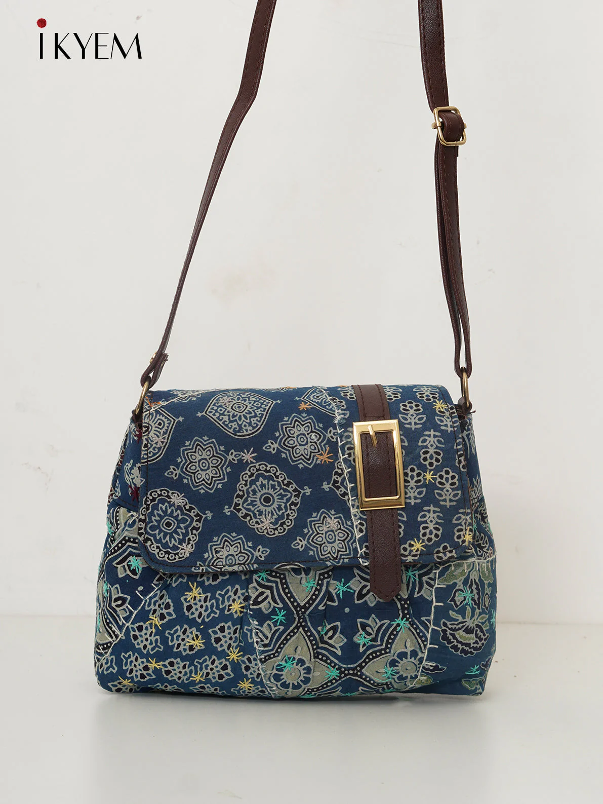 Blue - Ajrakh Handbag