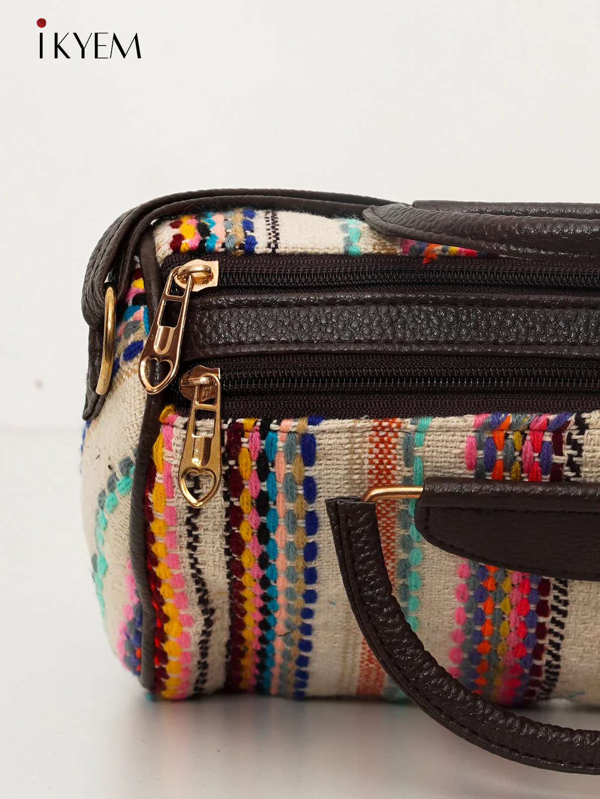 Cream - Ajrakh Handbag - Image 3