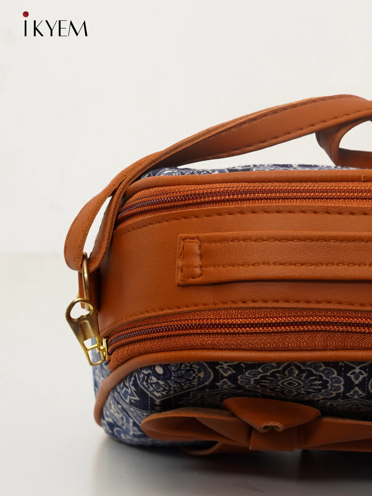Blue - Ajrakh Handbags - Image 3