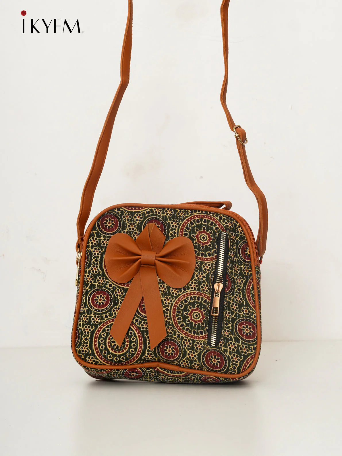 Green & Brown - Ajrakh Hand Bag