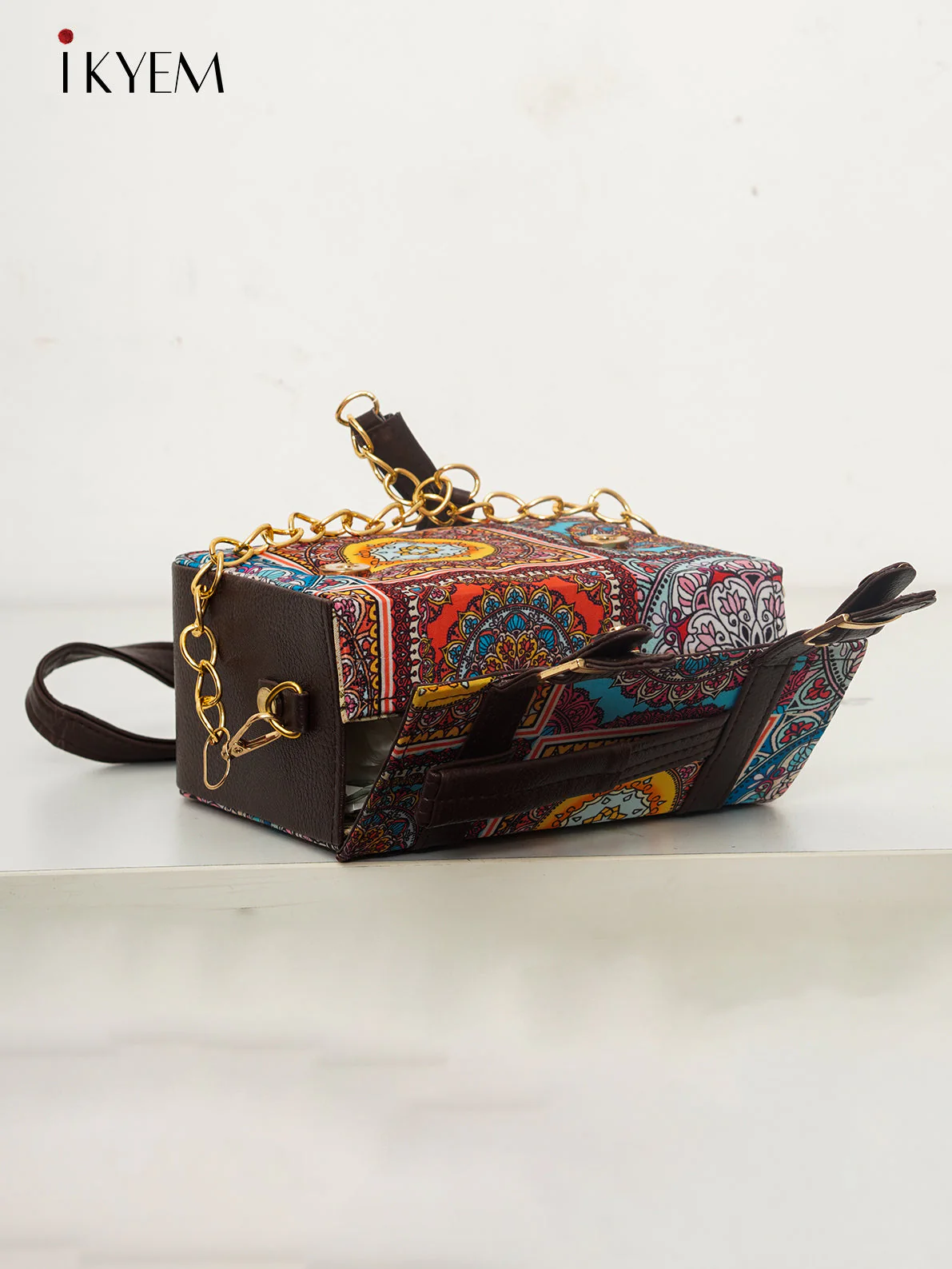 Blue - Ajrakh Handbag - Image 3
