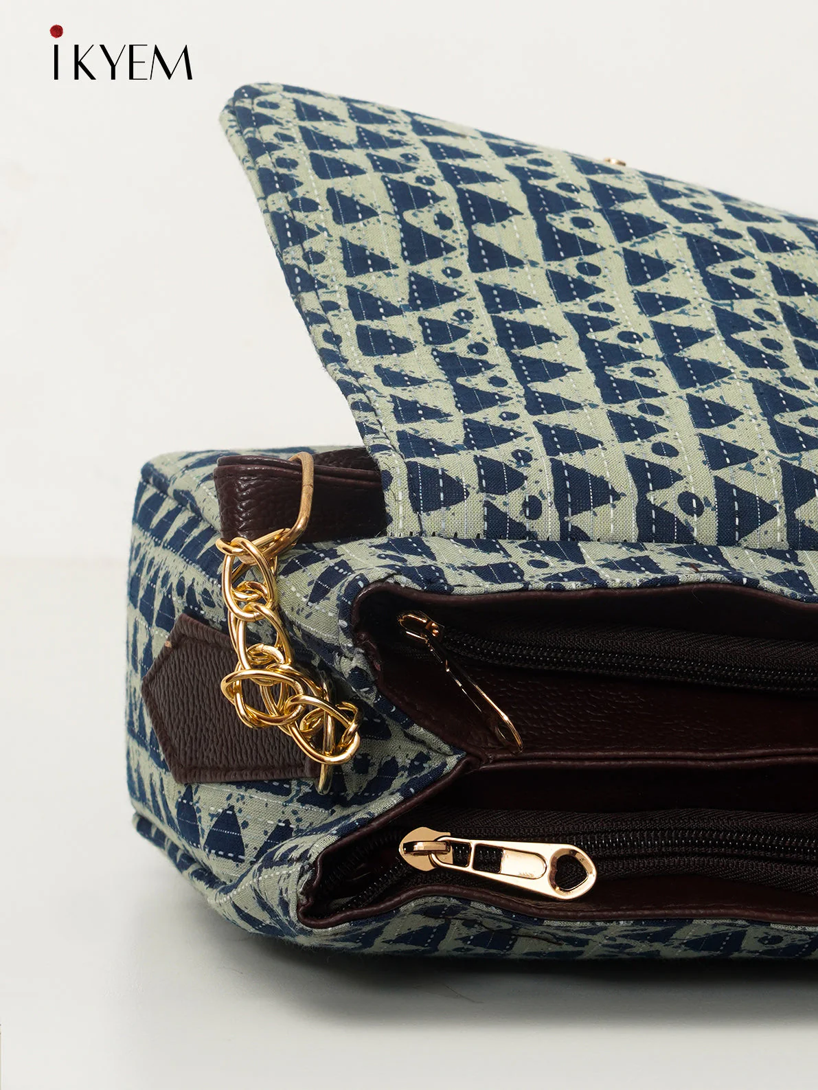 Blue - Ajrakh Handbags - Image 3