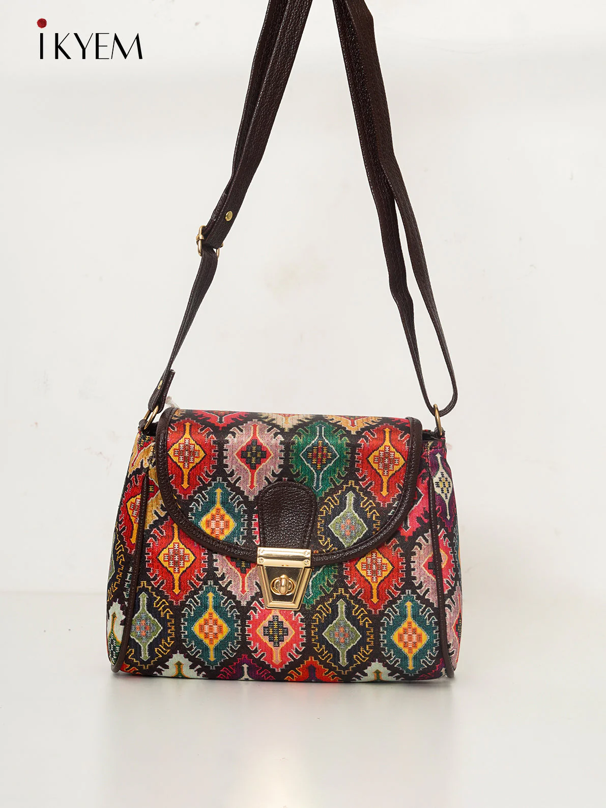 Red & Brown - Ajrakh Handbags
