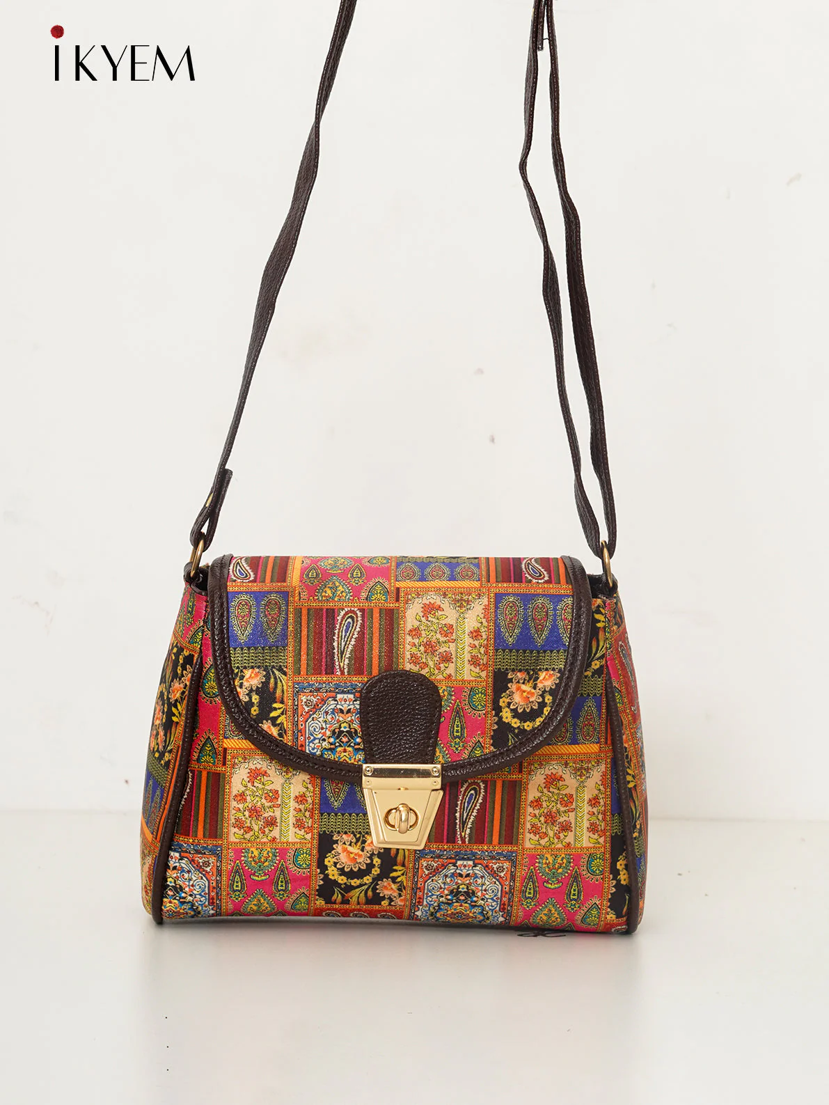 Multicolor & Brown - Ajrakh Handbags