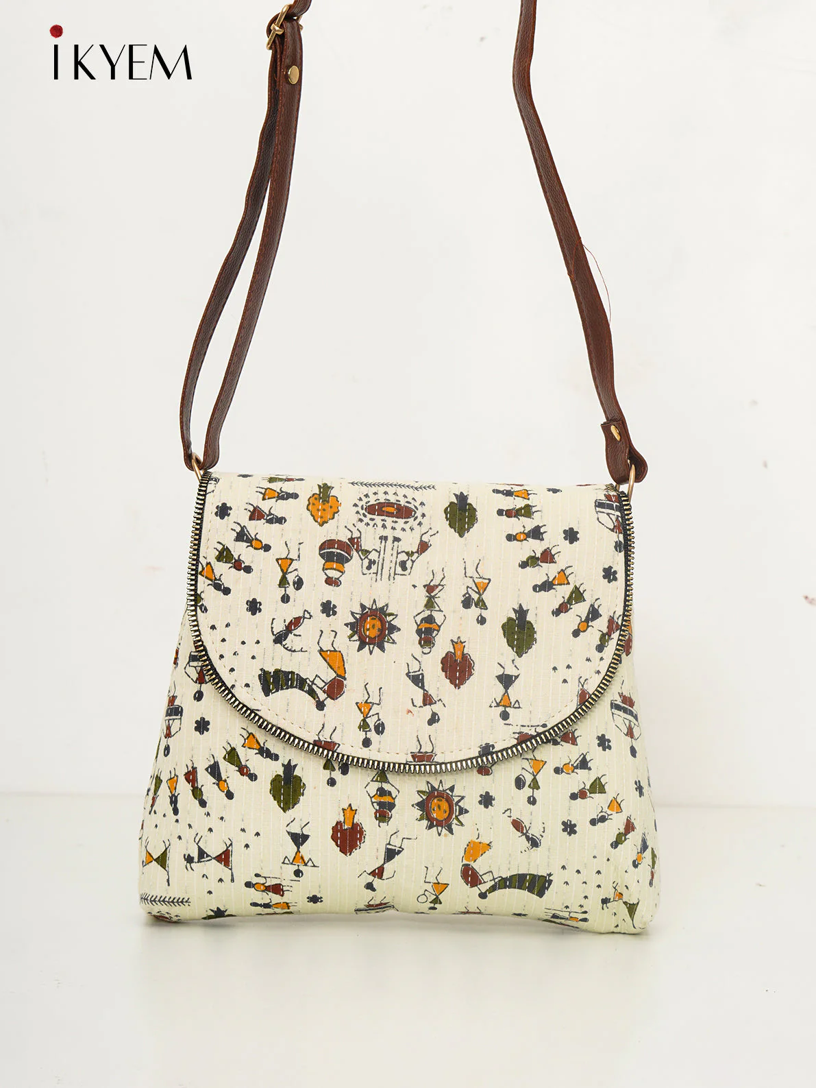 Cream - Ajrakh Handbags