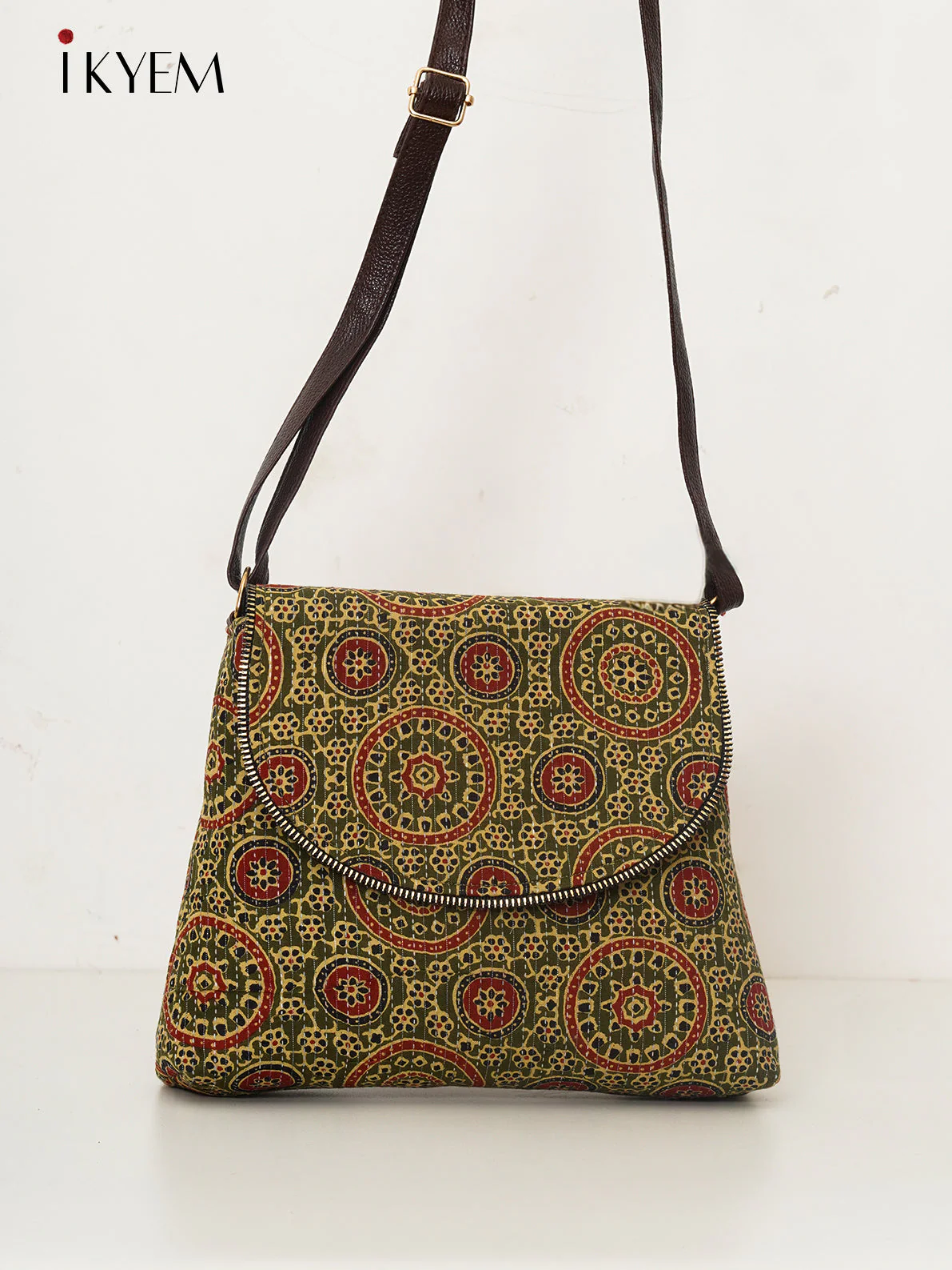 Green - Ajrakh HandBags